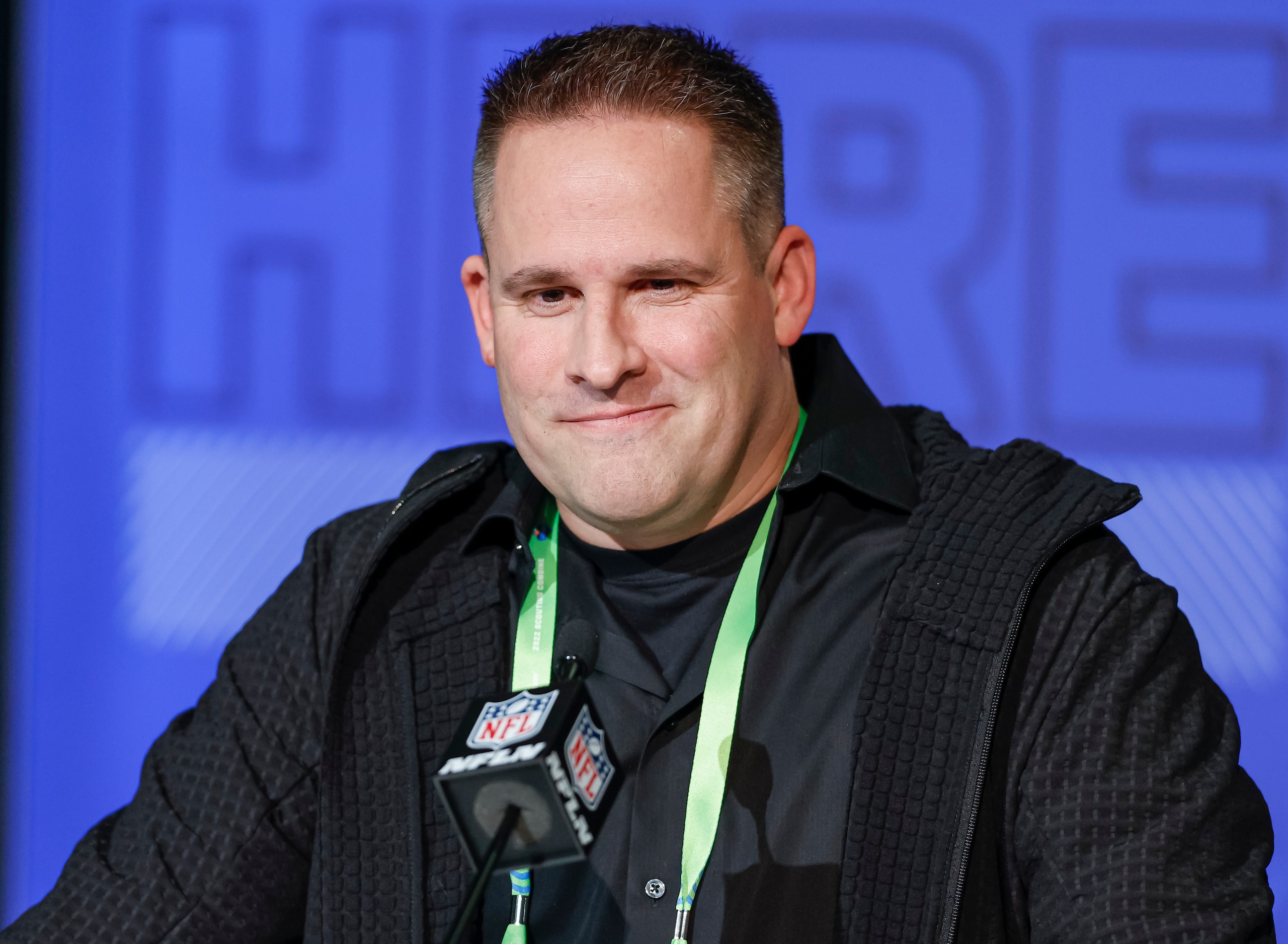 INDIANAPOLIS, IN - MAR 02: Head coach, Josh McDaniels of the Las Vegas Raiders speaks to reporters during the NFL Draft Combine at the Indiana Convention Center on March 2, 2022 in Indianapolis, Indiana. (Photo by Michael Hickey/Getty Images) INDIANAPOLIS, IN - MAR 02: Head coach, Josh McDaniels of the Las Vegas Raiders speaks to reporters during the NFL Draft Combine at the Indiana Convention Center on March 2, 2022 in Indianapolis, Indiana. (Photo by Michael Hickey/Getty Images)