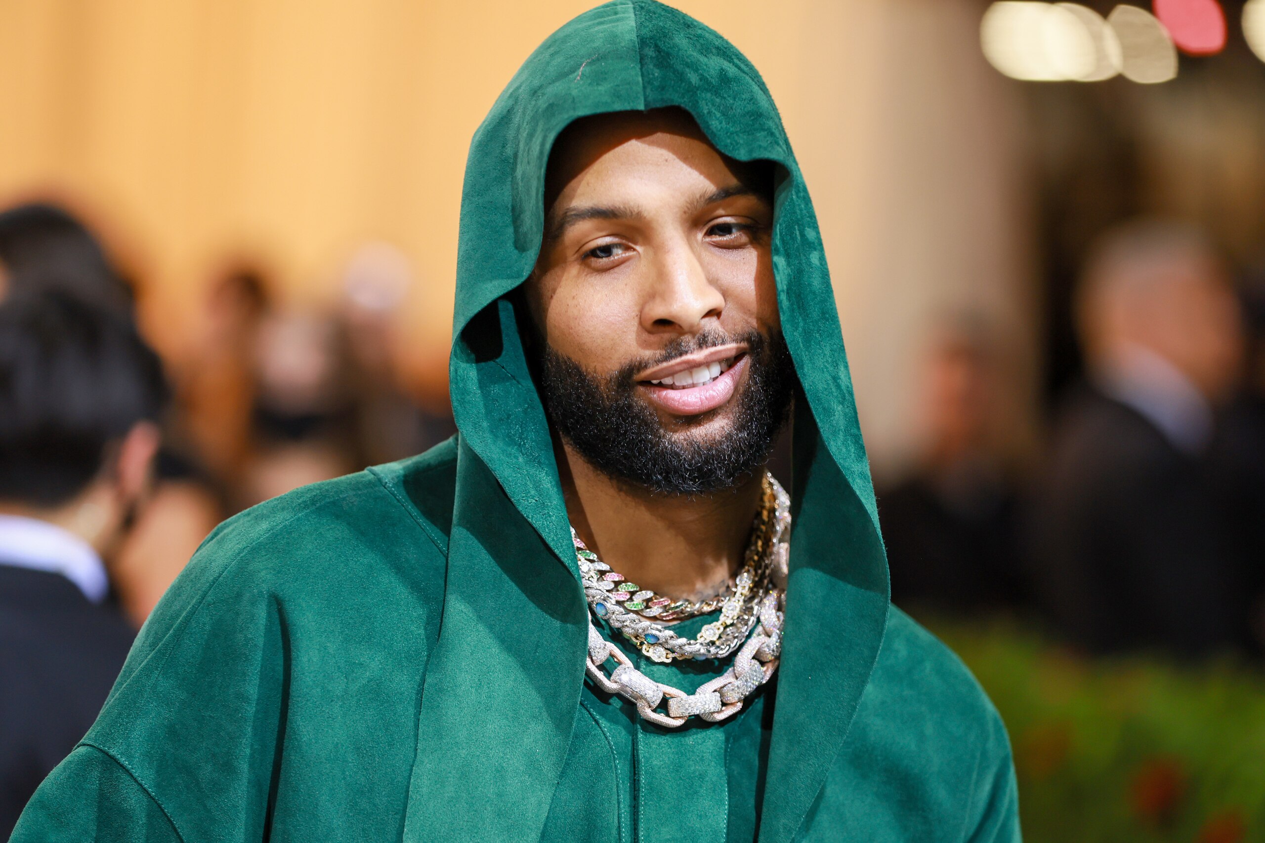 NEW YORK, NEW YORK - MAY 02: Odell Beckham Jr. attends The 2022 Met Gala Celebrating "In America: An Anthology of Fashion" at The Metropolitan Museum of Art on May 02, 2022 in New York City. (Photo by Theo Wargo/WireImage) NEW YORK, NEW YORK - MAY 02: Odell Beckham Jr. attends The 2022 Met Gala Celebrating "In America: An Anthology of Fashion" at The Metropolitan Museum of Art on May 02, 2022 in New York City. (Photo by Theo Wargo/WireImage)