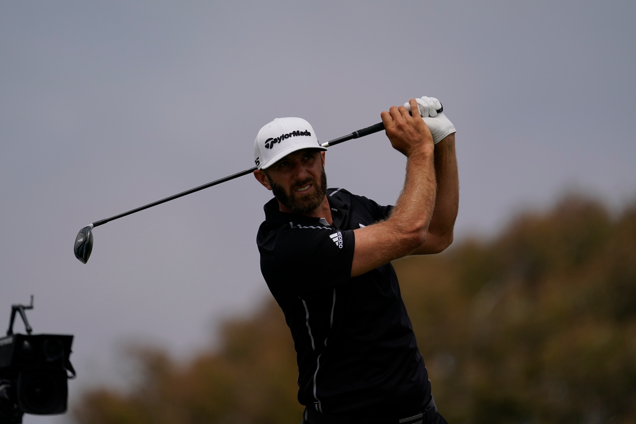 Dustin Johnson during the final round of the U.S. Open Golf Championship Sunday, June 20, 2021, at Torrey Pines Golf Course in San Diego. (AP Photo/Gregory Bull)