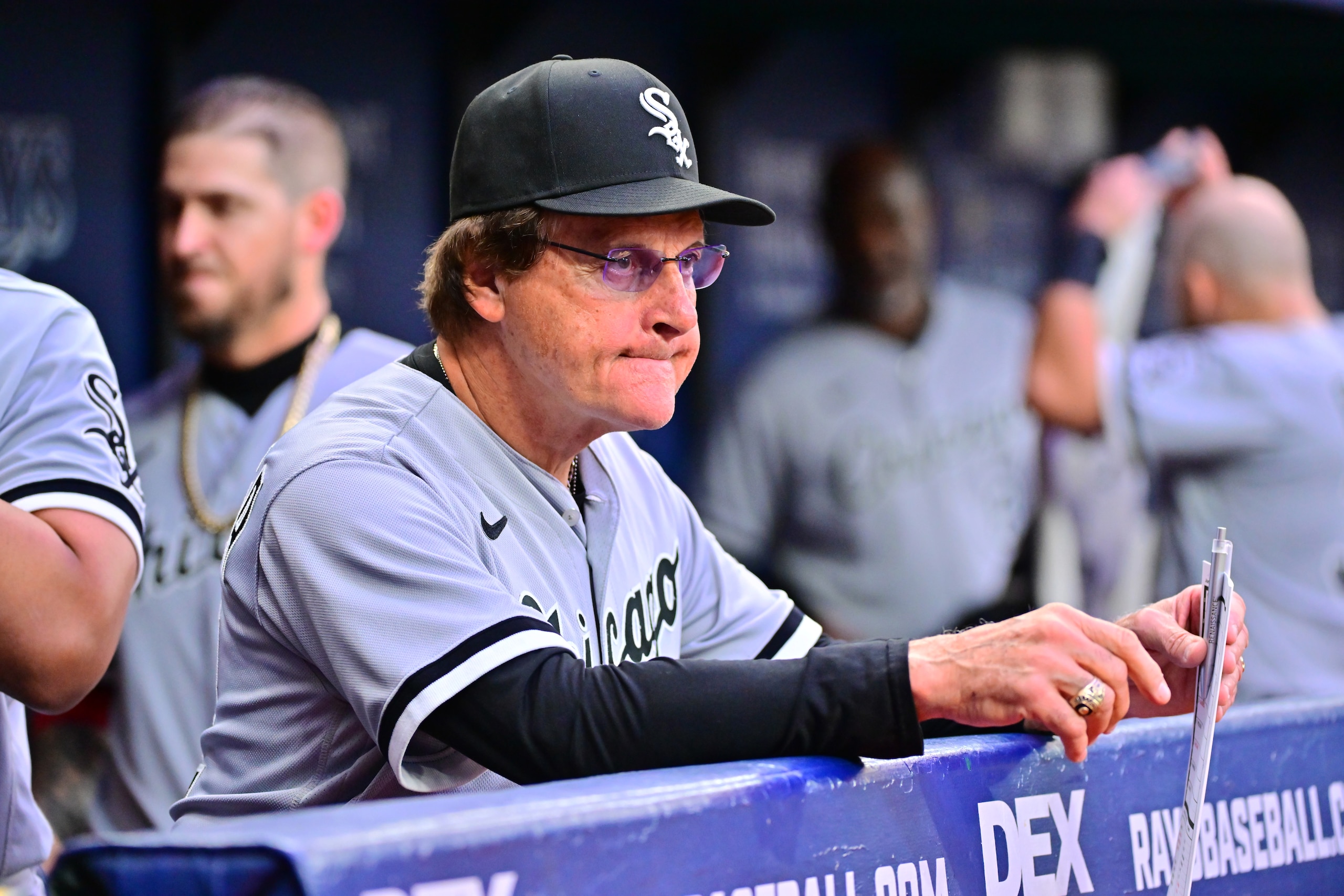 ST PETERSBURG, FLORIDA - JUNE 05: Tony La Russa #22 of the Chicago White Sox looks on prior to a game against the Tampa Bay Rays at Tropicana Field on June 05, 2022 in St Petersburg, Florida. (Photo by Julio Aguilar/Getty Images) ST PETERSBURG, FLORIDA - JUNE 05: Tony La Russa #22 of the Chicago White Sox looks on prior to a game against the Tampa Bay Rays at Tropicana Field on June 05, 2022 in St Petersburg, Florida. (Photo by Julio Aguilar/Getty Images)