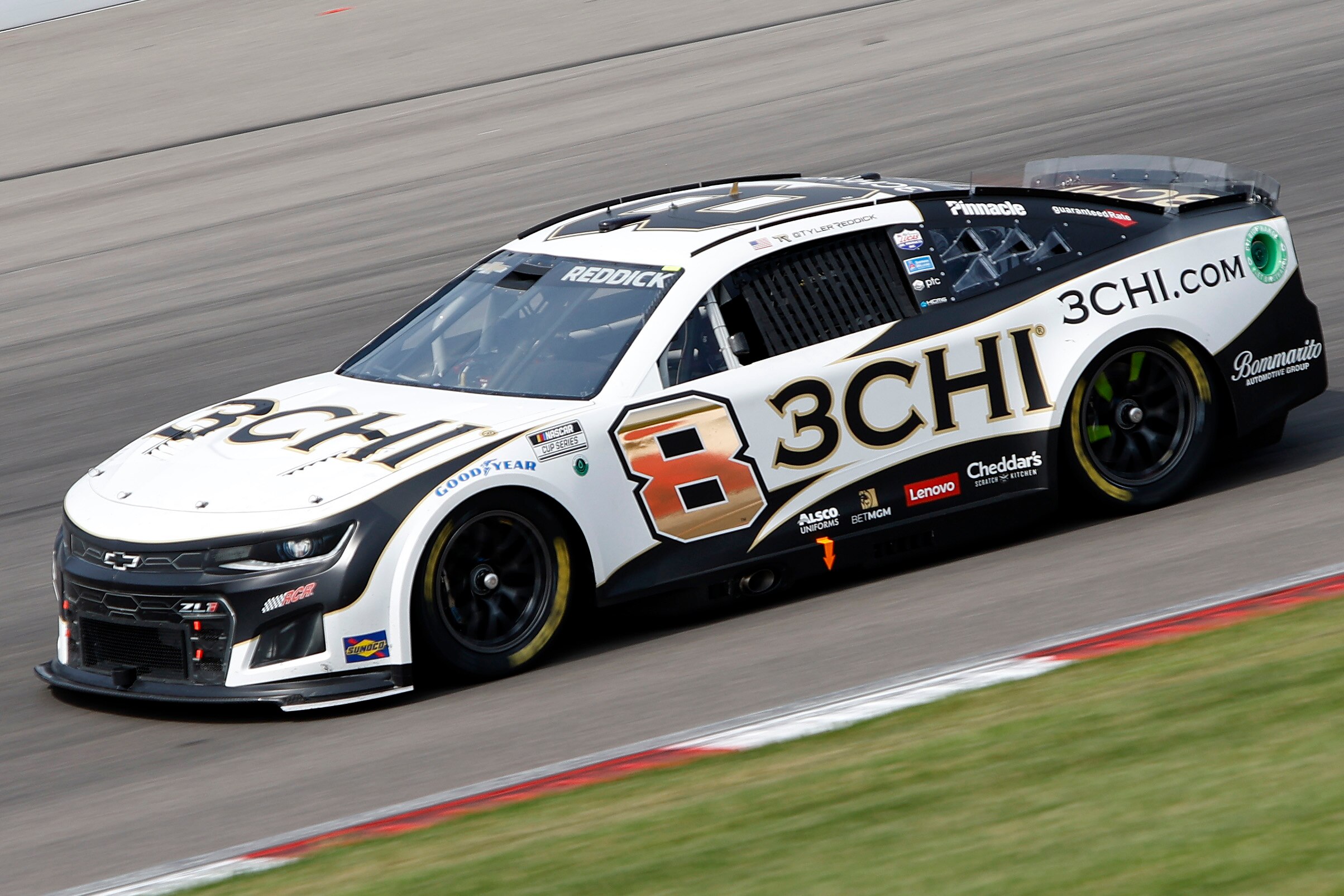 MADISON, ILLINOIS - JUNE 05: Tyler Reddick, driver of the #8 3CHI Chevrolet, drives during the NASCAR Cup Series Enjoy Illinois 300 at WWT Raceway on June 05, 2022 in Madison, Illinois. (Photo by Sean Gardner/Getty Images)