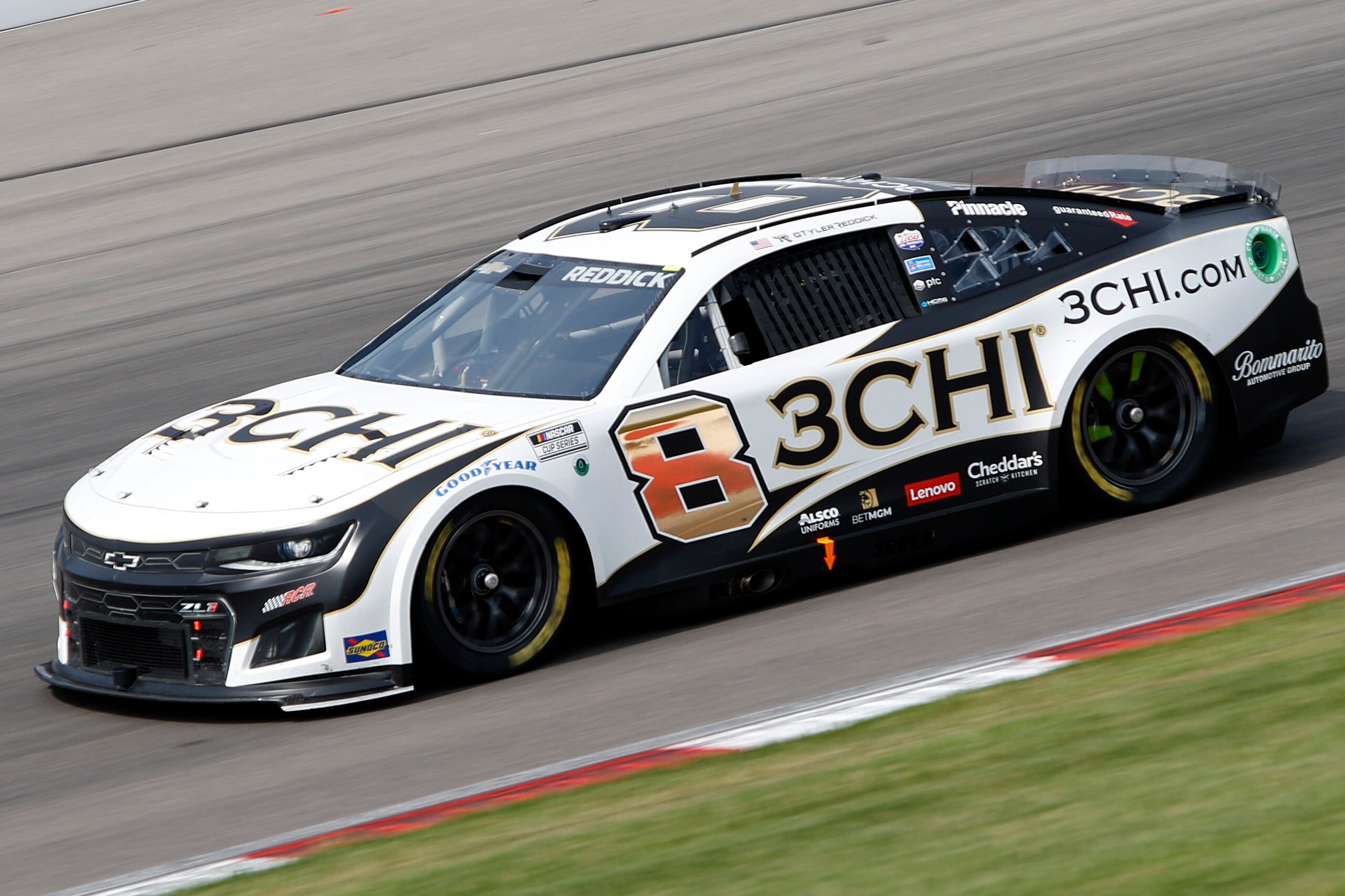 MADISON, ILLINOIS - JUNE 05: Tyler Reddick, driver of the #8 3CHI Chevrolet, drives during the NASCAR Cup Series Enjoy Illinois 300 at WWT Raceway on June 05, 2022 in Madison, Illinois. (Photo by Sean Gardner/Getty Images)