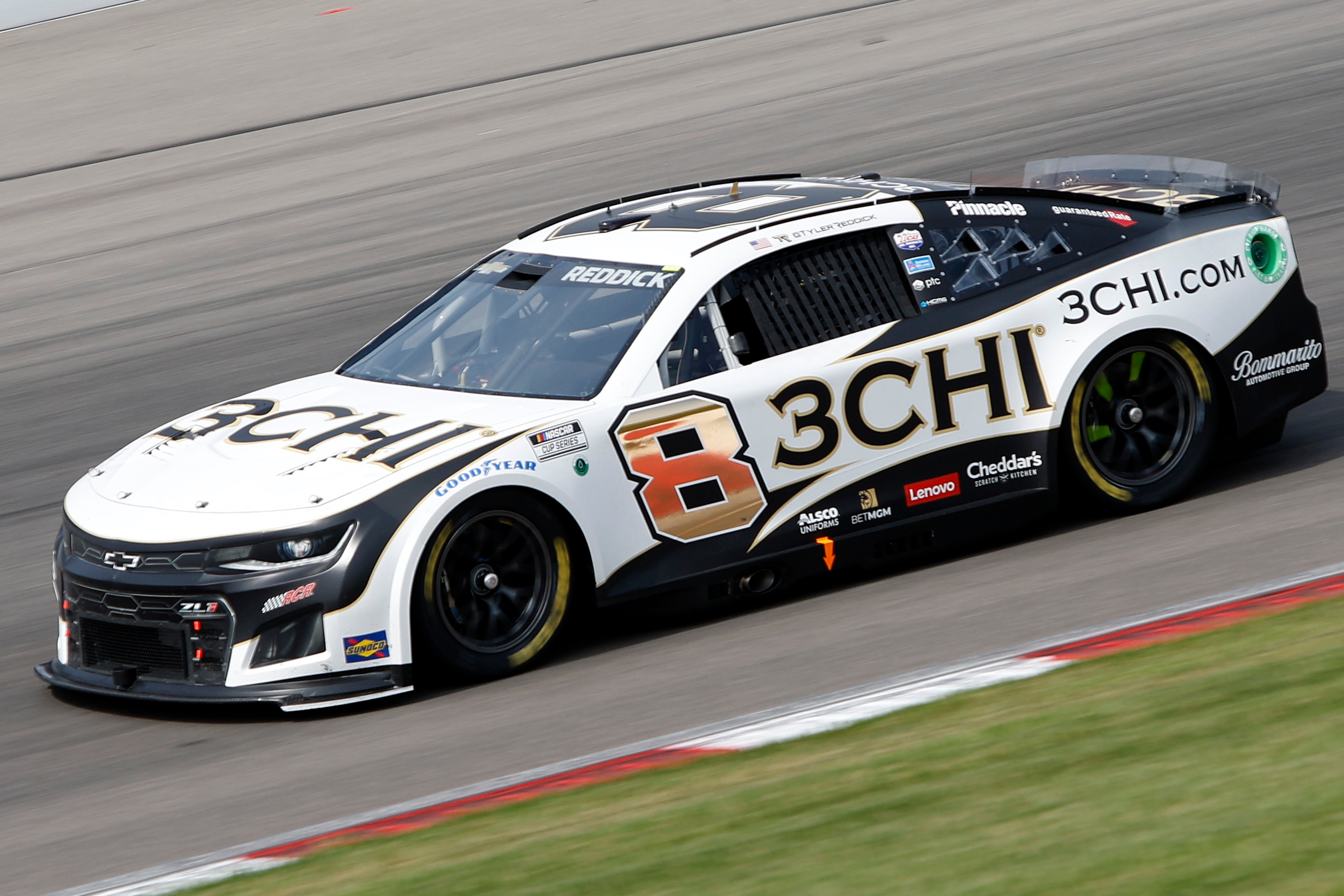 MADISON, ILLINOIS - JUNE 05: Tyler Reddick, driver of the #8 3CHI Chevrolet, drives during the NASCAR Cup Series Enjoy Illinois 300 at WWT Raceway on June 05, 2022 in Madison, Illinois. (Photo by Sean Gardner/Getty Images)