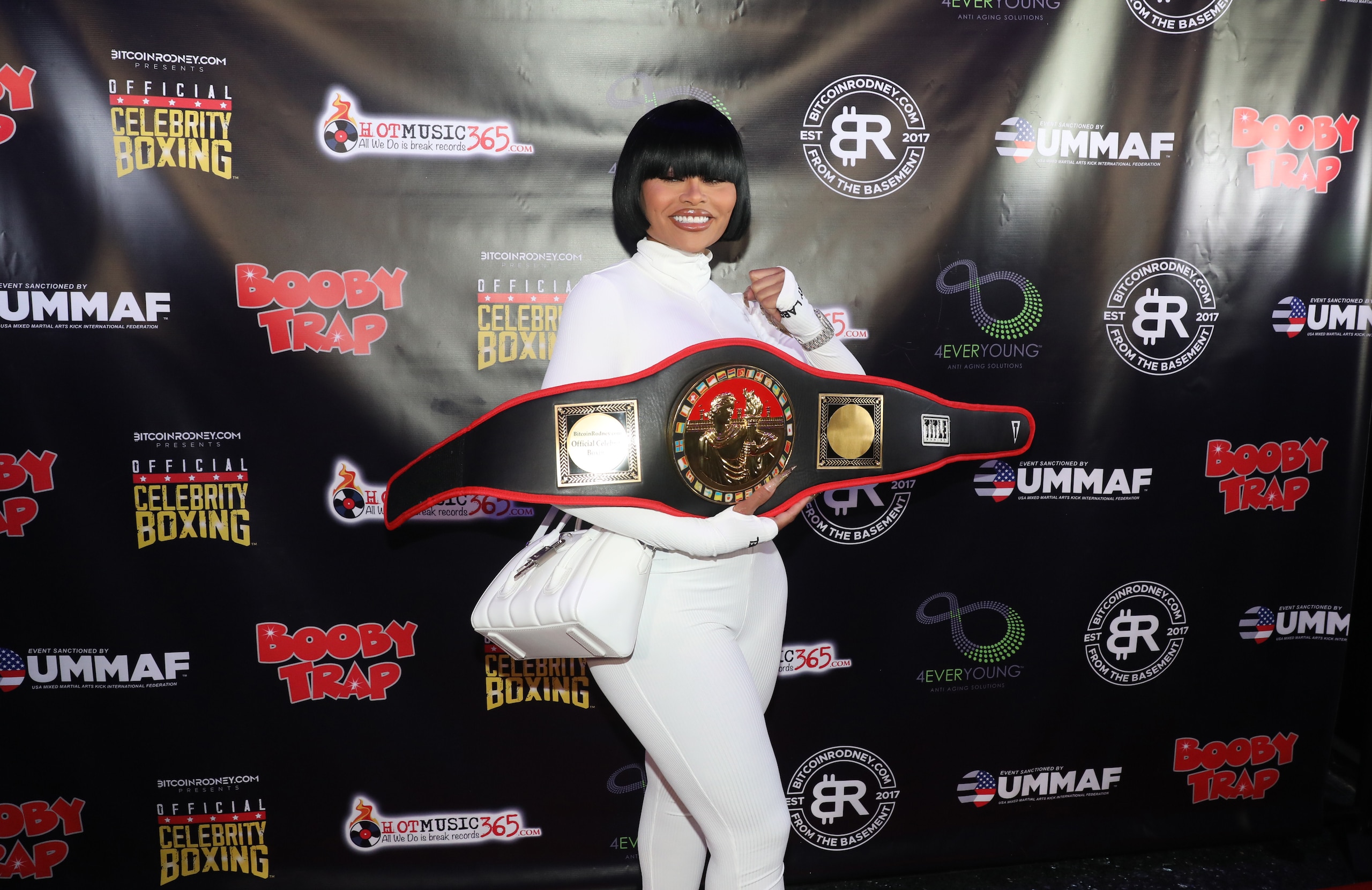 DORAL, FLORIDA - MAY 14: Blac Chyna attends Official Celebrity Boxing South Florida Rumble Featuring Blac Chyna - Press Conference at Booby Trap Doral on May 14, 2022 in Doral, Florida. (Photo by Aaron Davidson/Getty Images)