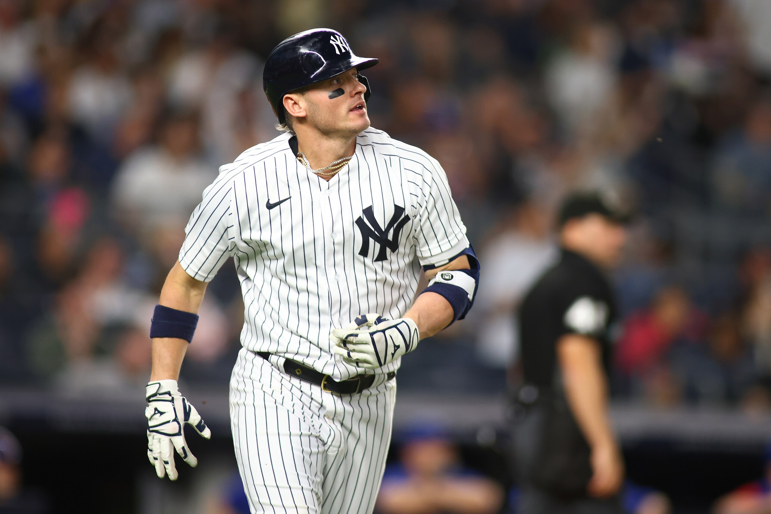 NEW YORK, NEW YORK - JUNE 11: Josh Donaldson #28 of the New York Yankees in action against the Chicago Cubs at Yankee Stadium on June 11, 2022 in New York City. New York Yankees defeated the Chicago Cubs 8-0. (Photo by Mike Stobe/Getty Images) NEW YORK, NEW YORK - JUNE 11: Josh Donaldson #28 of the New York Yankees in action against the Chicago Cubs at Yankee Stadium on June 11, 2022 in New York City. New York Yankees defeated the Chicago Cubs 8-0. (Photo by Mike Stobe/Getty Images)
