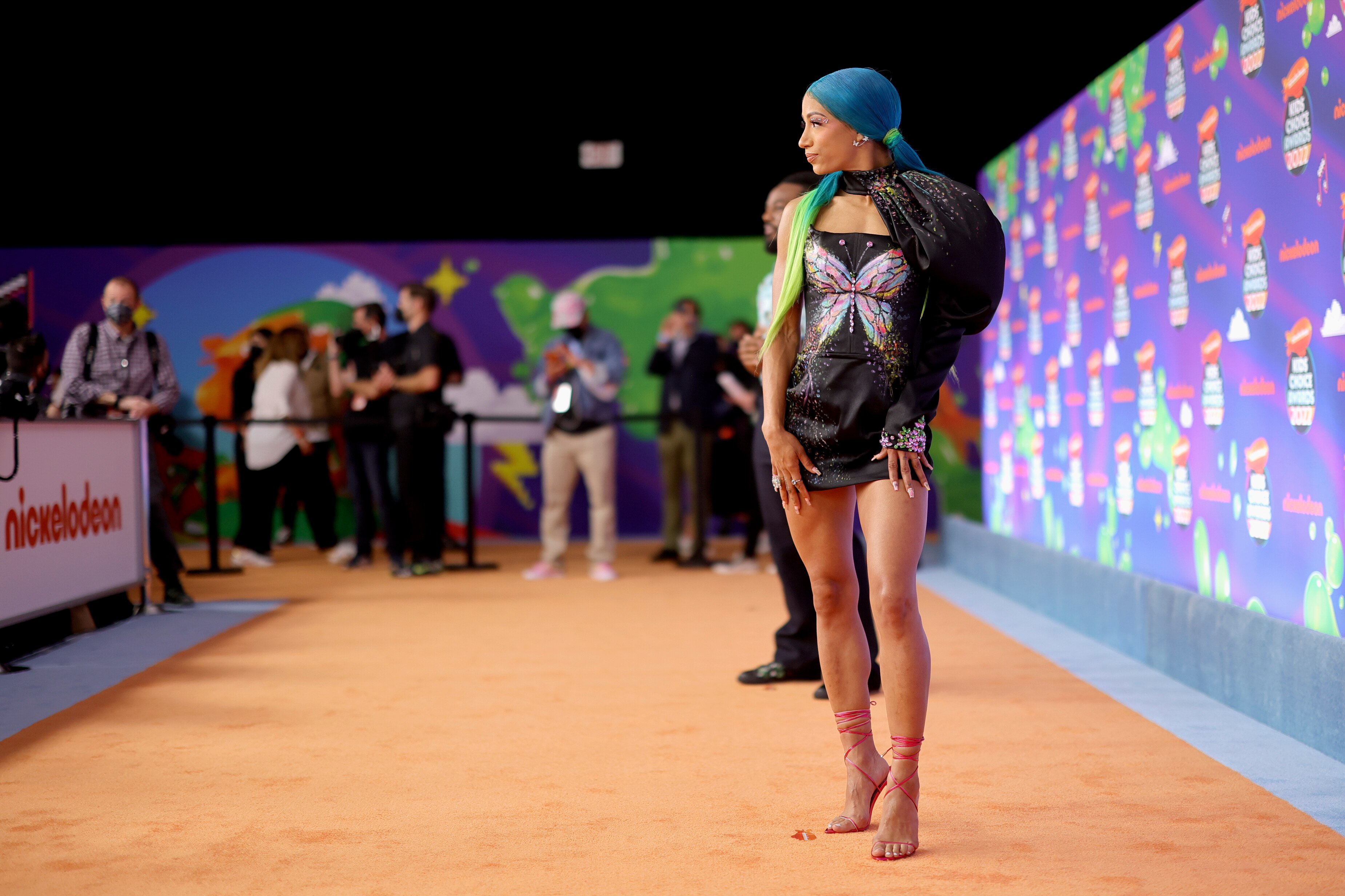 SANTA MONICA, CALIFORNIA - APRIL 09: Sasha Banks attends the Nickelodeon's Kids' Choice Awards 2022 at Barker Hangar on April 09, 2022 in Santa Monica, California. (Photo by Emma McIntyre/Getty Images for Nickelodeon)