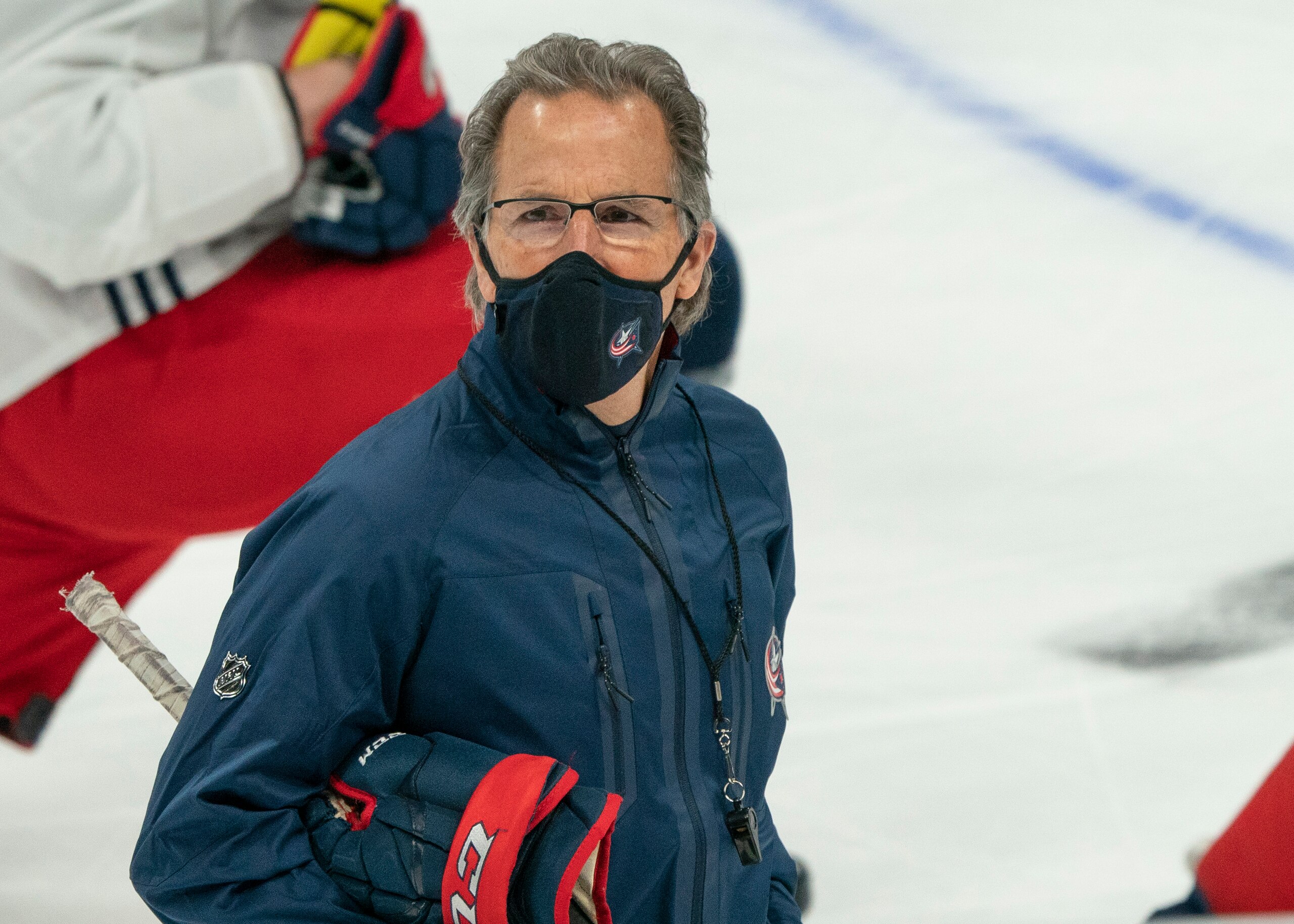COLUMBUS, OH - JANUARY 04: Columbus Blue Jackets Head Coach John Tortorella during training camping held at Nationwide Arena in Columbus, Ohio on January 4, 2021. (Photo by Jason Mowry/Icon Sportswire via Getty Images)