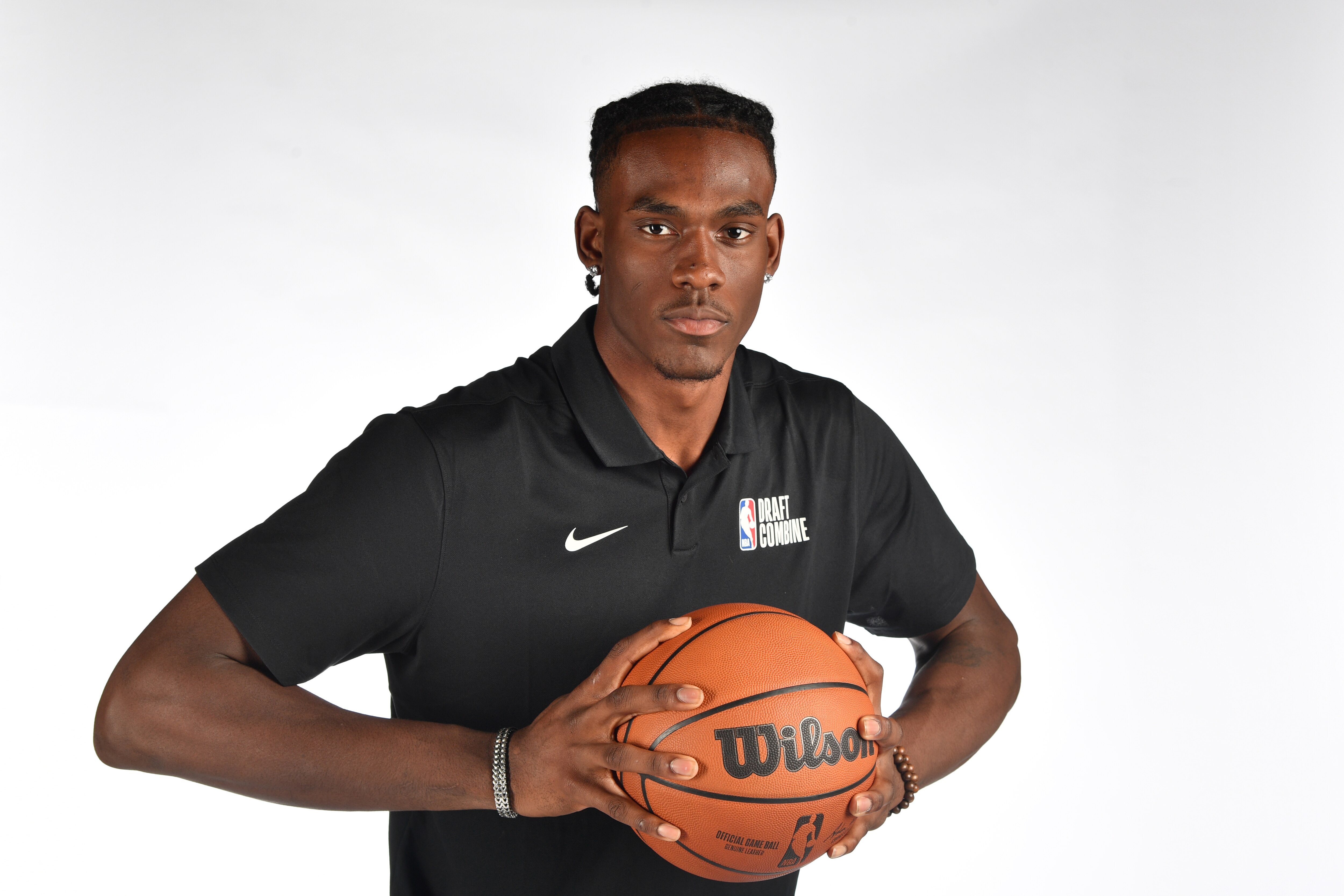 CHICAGO,IL - MAY 17: NBA Prospect, Jalen Duren poses for a portrait during the 2022 NBA Draft Combine Circuit on May 17, 2022 in Chicago, Illinois. NOTE TO USER: User expressly acknowledges and agrees that, by downloading and or using this photograph, User is consenting to the terms and conditions of the Getty Images License Agreement. Mandatory Copyright Notice: Copyright 2022 NBAE (Photo by Chris Schwegler/NBAE via Getty Images)