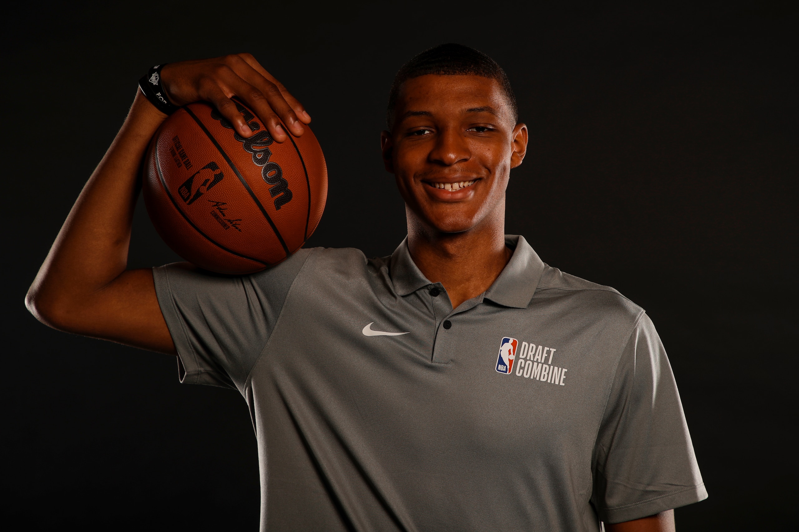 CHICAGO,IL - MAY 17: NBA Prospect, Jabari Smith poses for a portrait during the 2022 NBA Draft Combine Circuit on May 17, 2022 in Chicago, Illinois. NOTE TO USER: User expressly acknowledges and agrees that, by downloading and or using this photograph, User is consenting to the terms and conditions of the Getty Images License Agreement. Mandatory Copyright Notice: Copyright 2022 NBAE (Photo by Brian Sevald/NBAE via Getty Images)