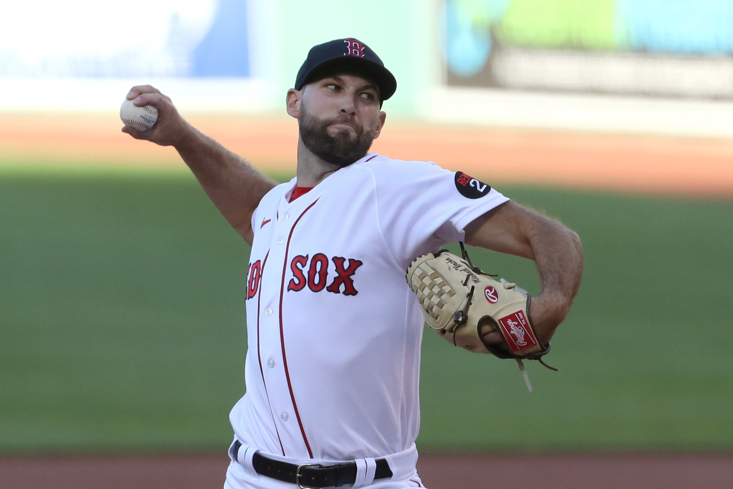 BOSTON, MASSACHUSETTS - JUNE 17: Michael Wacha #52 of the Boston Red Sox delivers a pitch during the first inning against the St. Louis Cardinals at Fenway Park on June 17, 2022 in Boston, Massachusetts. (Photo by Paul Rutherford/Getty Images)