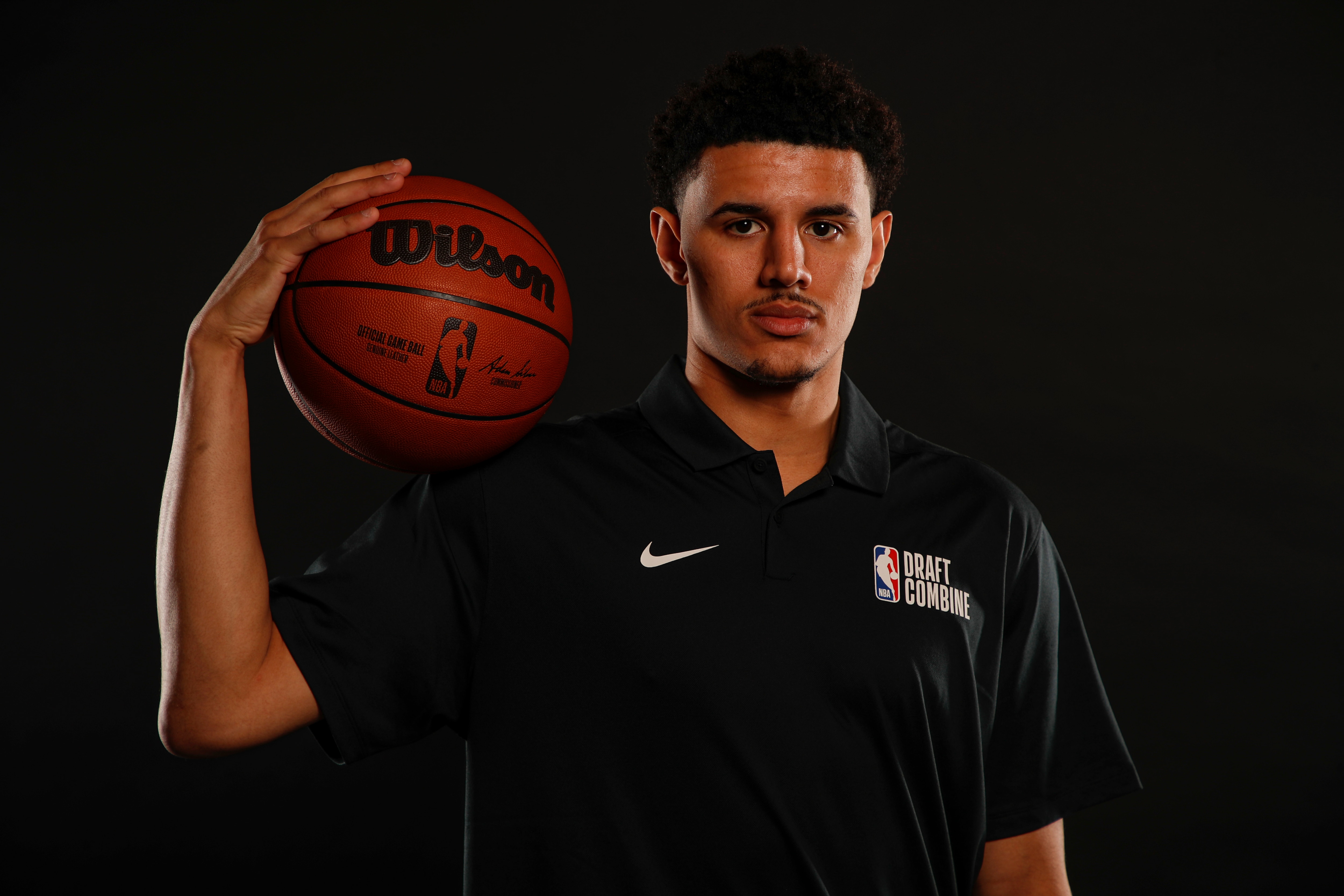 CHICAGO,IL - MAY 17: NBA Prospect, Johnny Davis poses for a portrait during the 2022 NBA Draft Combine Circuit on May 17, 2022 in Chicago, Illinois. NOTE TO USER: User expressly acknowledges and agrees that, by downloading and or using this photograph, User is consenting to the terms and conditions of the Getty Images License Agreement. Mandatory Copyright Notice: Copyright 2022 NBAE (Photo by Brian Sevald/NBAE via Getty Images)