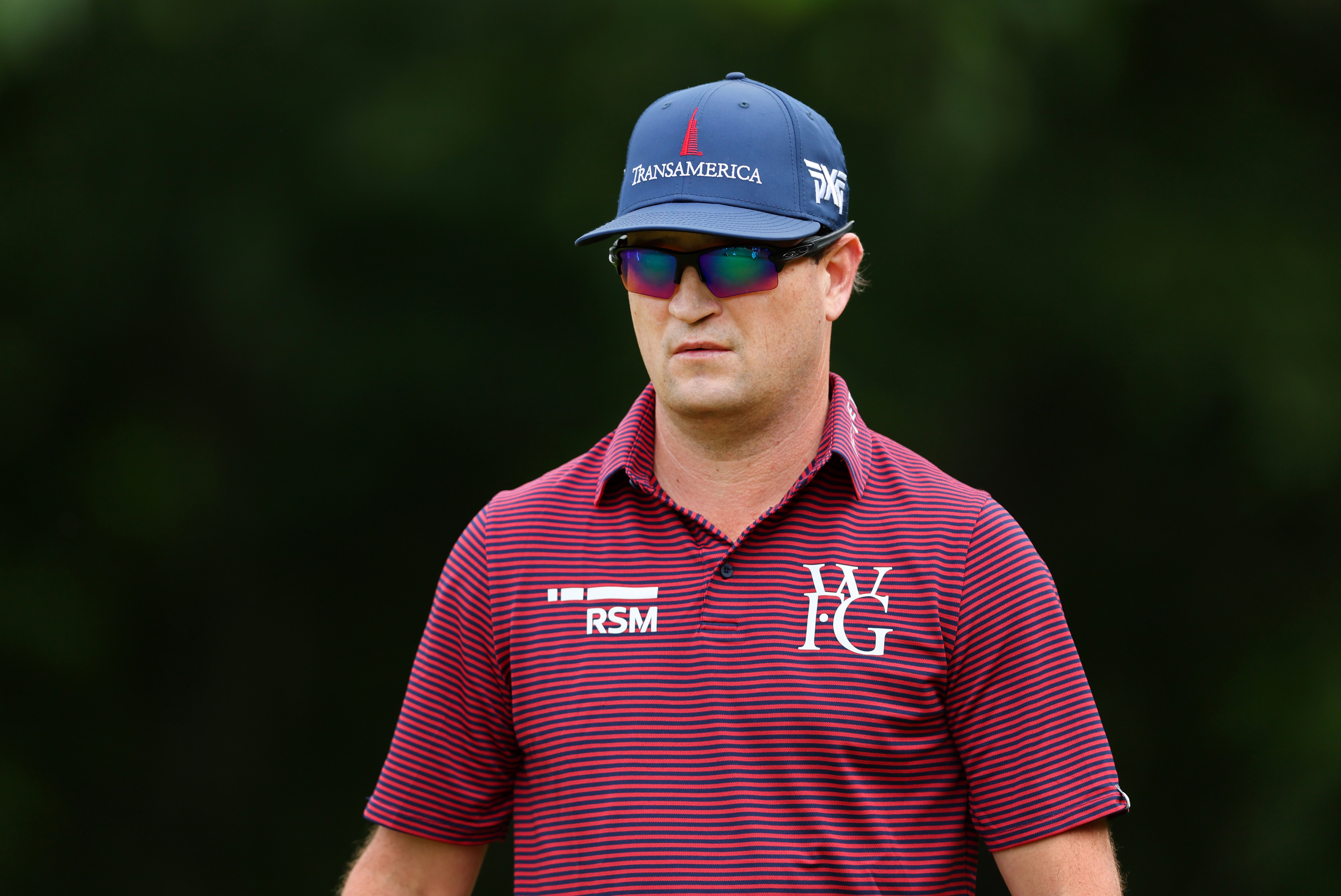 CROMWELL, CONNECTICUT - JUNE 24: Zach Johnson of the United States walks on the 11th hole during the second round of Travelers Championship at TPC River Highlands on June 24, 2022 in Cromwell, Connecticut. (Photo by Michael Reaves/Getty Images)