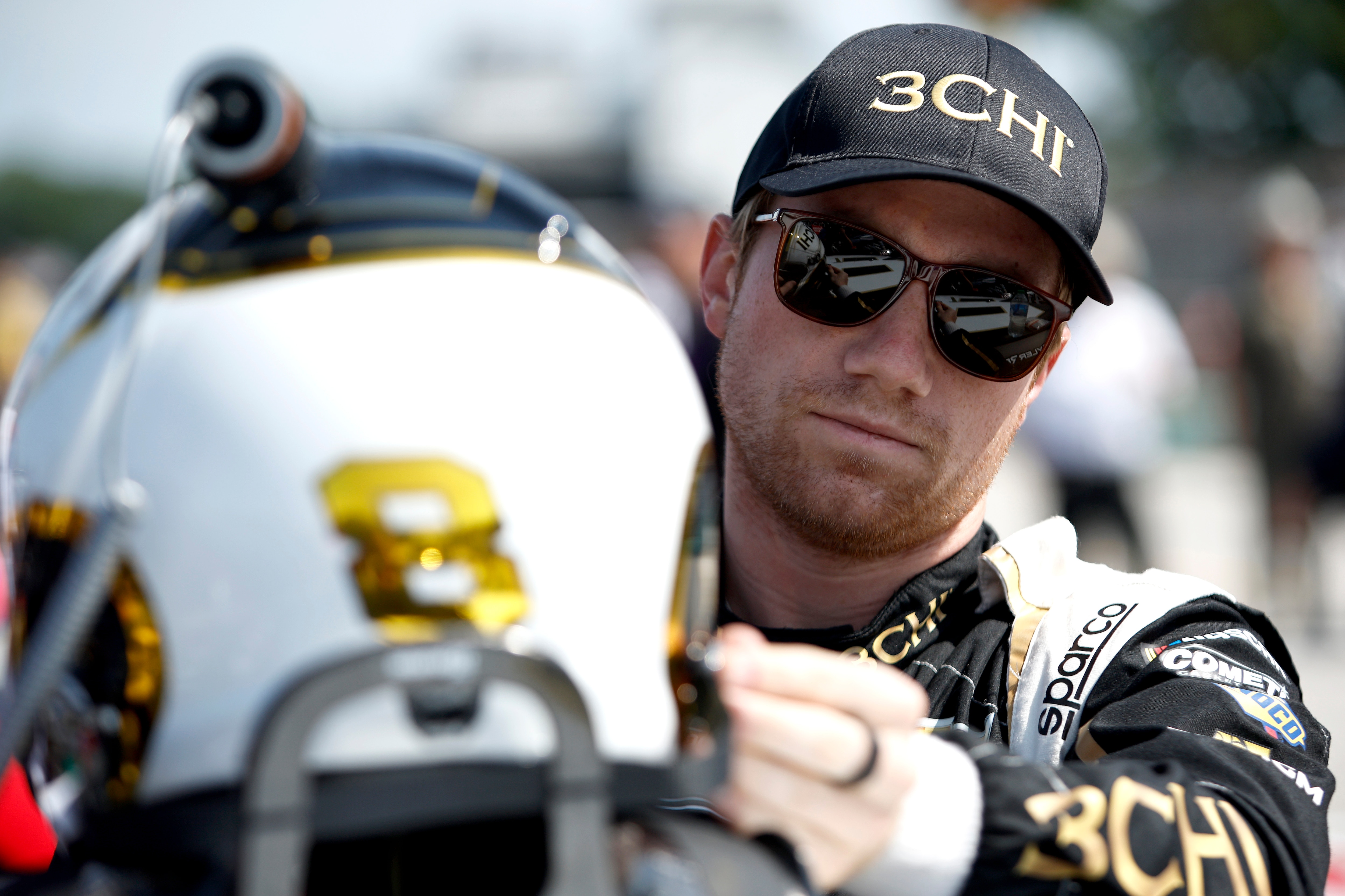 ELKHART LAKE, WISCONSIN - JULY 02: Tyler Reddick, driver of the #8 3CHI Chevrolet, prepares to practice for the NASCAR Cup Series Kwik Trip 250 at Road America on July 02, 2022 in Elkhart Lake, Wisconsin. (Photo by Sean Gardner/Getty Images)