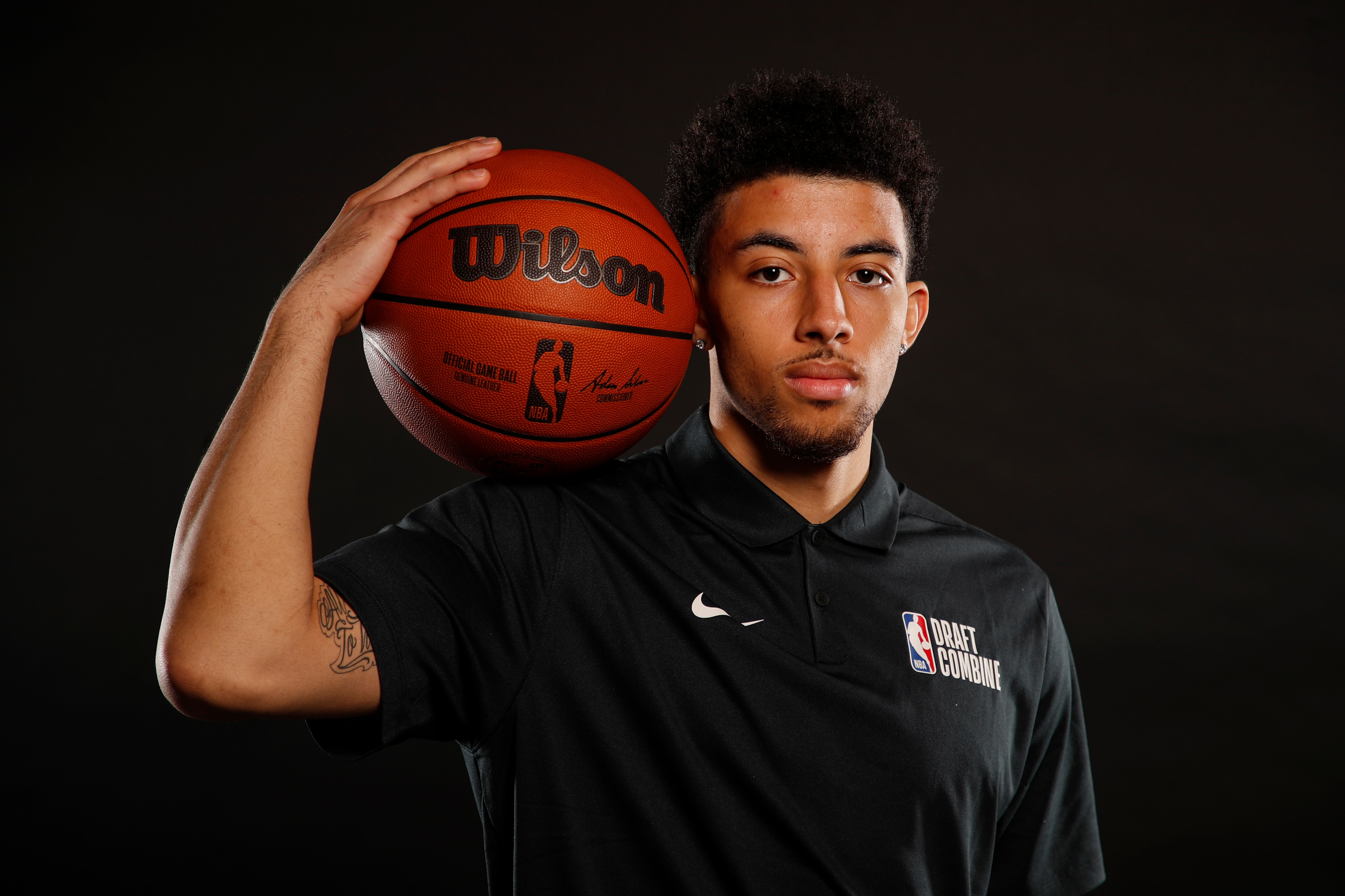 CHICAGO,IL - MAY 17: NBA Prospect, Scotty Pippen Jr. poses for a portrait during the 2022 NBA Draft Combine Circuit on May 17, 2022 in Chicago, Illinois. NOTE TO USER: User expressly acknowledges and agrees that, by downloading and or using this photograph, User is consenting to the terms and conditions of the Getty Images License Agreement. Mandatory Copyright Notice: Copyright 2022 NBAE (Photo by Brian Sevald/NBAE via Getty Images)