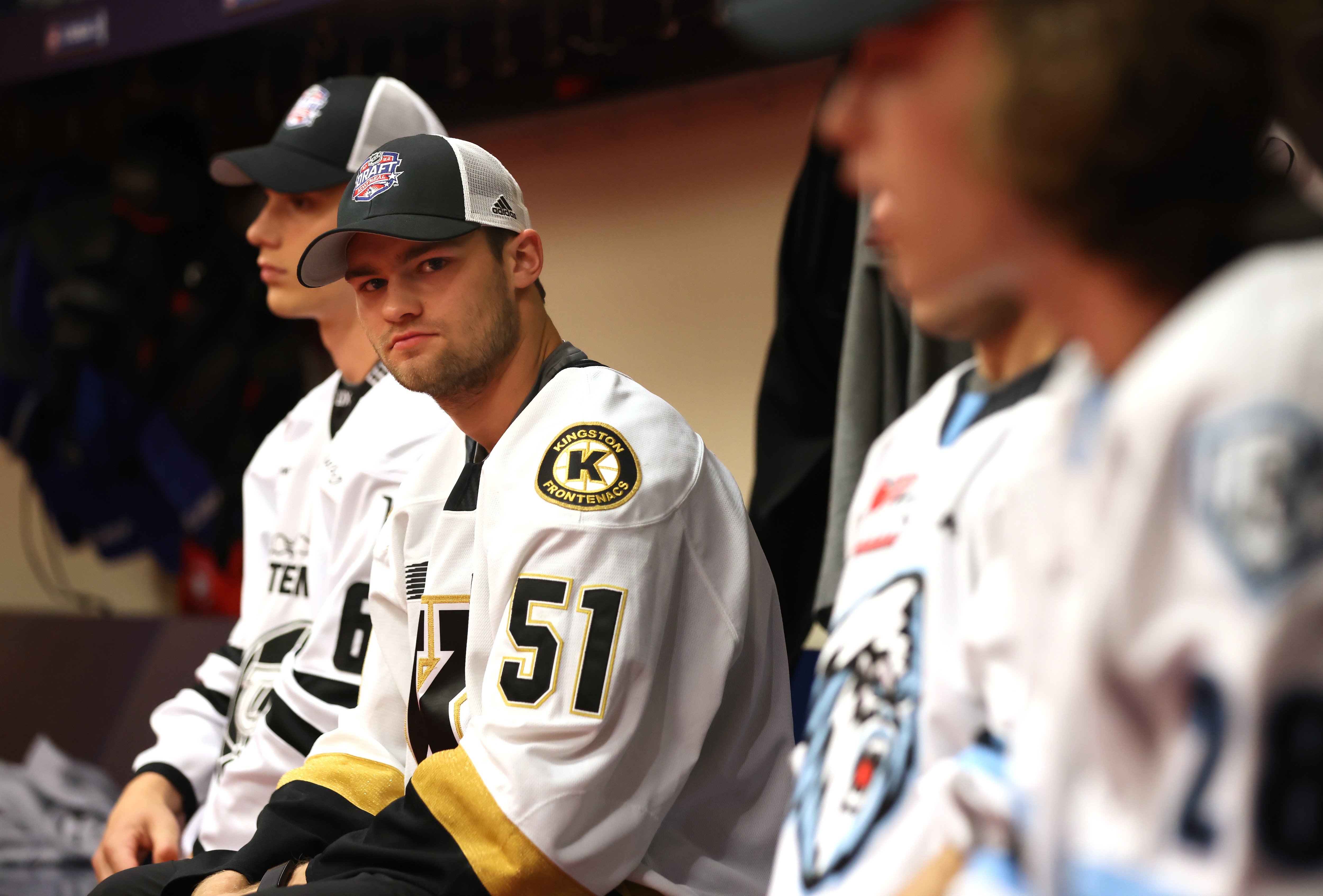 BROSSARD, QUEBEC - JULY 06: Shane Wright waits to take part in the 2022 NHL Draft Top Prospect Clinic at Complexe Sportif Bell on July 06, 2022 in Brossard, Quebec. (Photo by Dave Sandford/NHLI via Getty Images) BROSSARD, QUEBEC - JULY 06: Shane Wright waits to take part in the 2022 NHL Draft Top Prospect Clinic at Complexe Sportif Bell on July 06, 2022 in Brossard, Quebec. (Photo by Dave Sandford/NHLI via Getty Images)