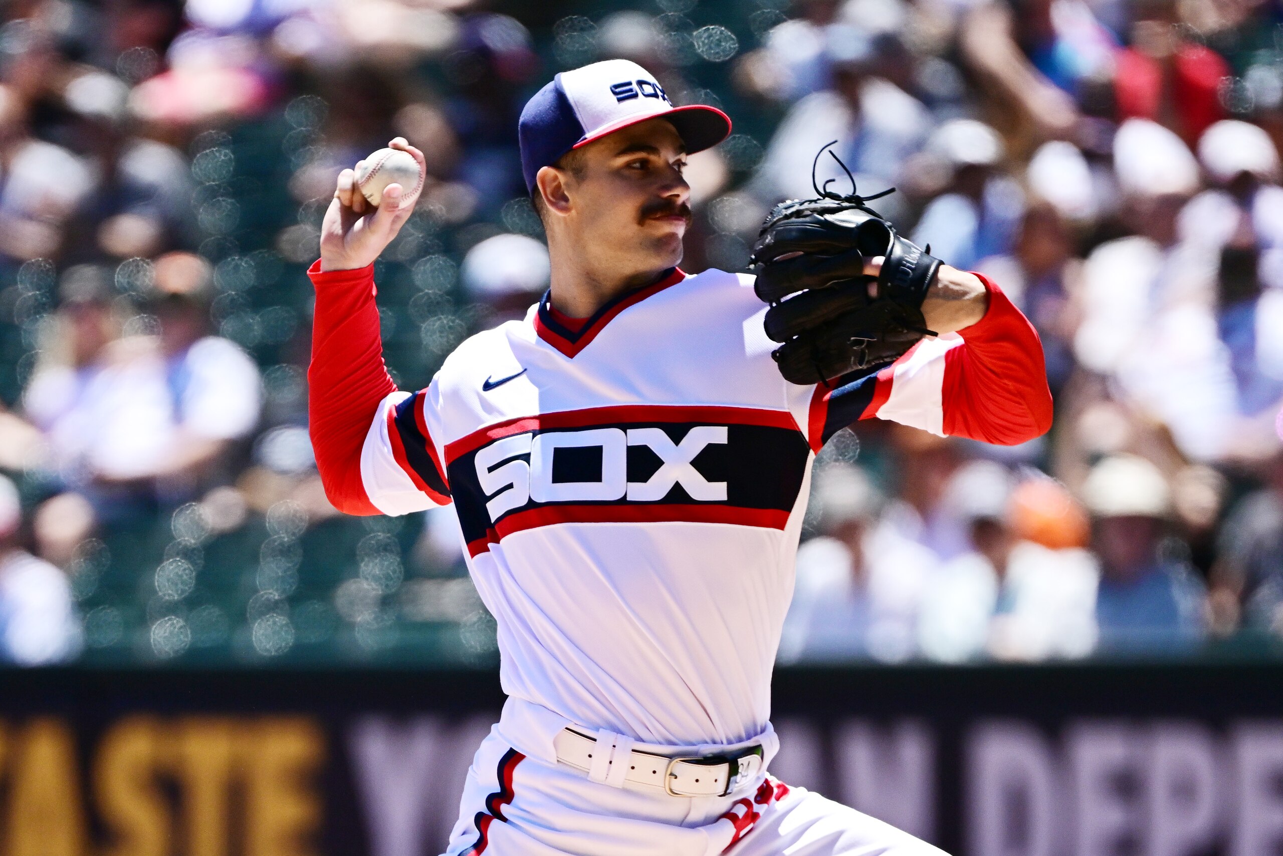 CHICAGO, ILLINOIS - JUNE 26: Starting pitcher Dylan Cease #84 of the Chicago White Sox delivers the baseball in the first inning against the Baltimore Orioles at Guaranteed Rate Field on June 26, 2022 in Chicago, Illinois. (Photo by Quinn Harris/Getty Images) CHICAGO, ILLINOIS - JUNE 26: Starting pitcher Dylan Cease #84 of the Chicago White Sox delivers the baseball in the first inning against the Baltimore Orioles at Guaranteed Rate Field on June 26, 2022 in Chicago, Illinois. (Photo by Quinn Harris/Getty Images)