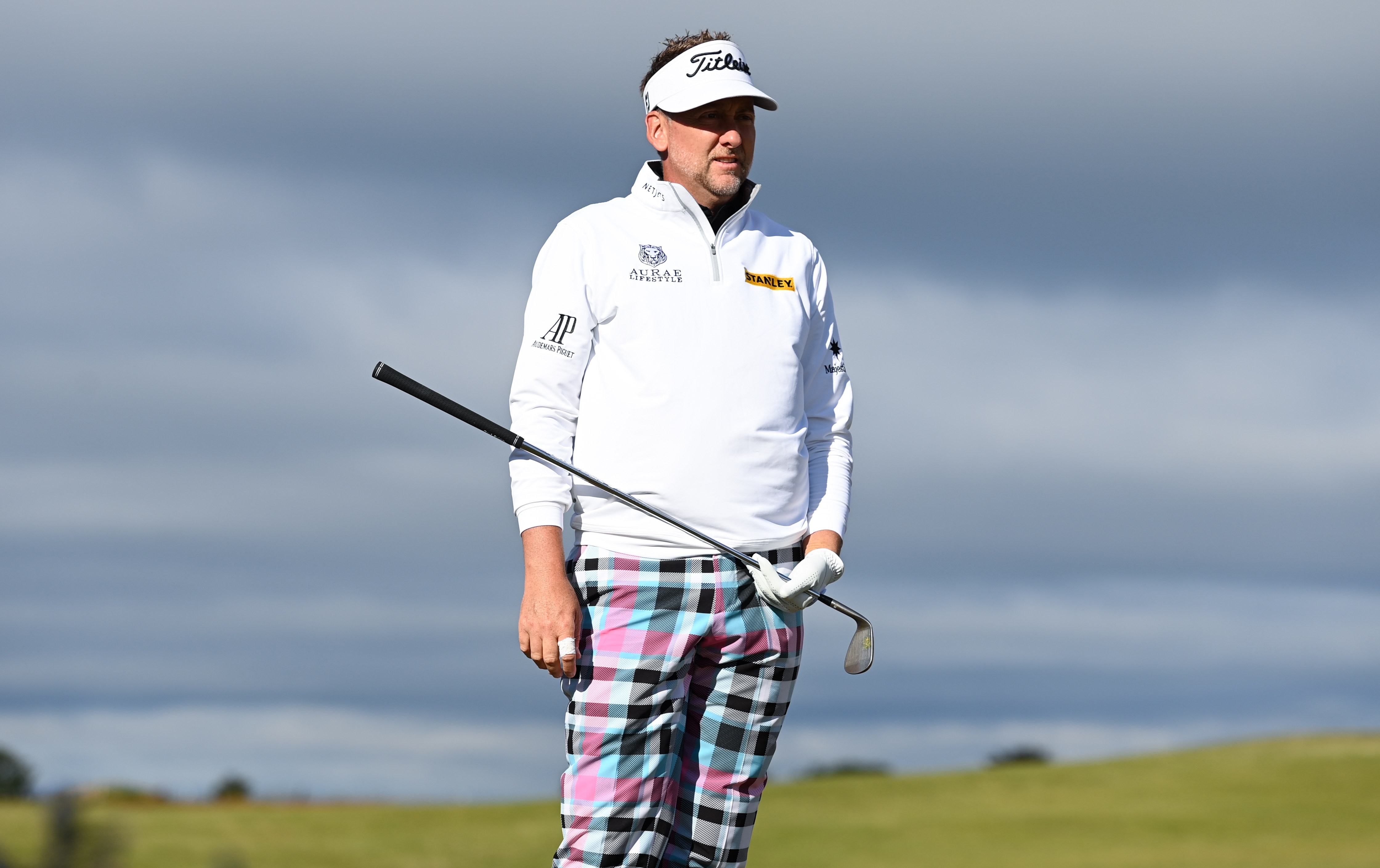 NORTH BERWICK, SCOTLAND - JULY 08: Ian Poulter during day two of the Genesis Scottish Open at The Renaissance Club, on July 08, 2022, in North Berwick, Scotland. (Photo by Paul Devlin/SNS Group via Getty Images)