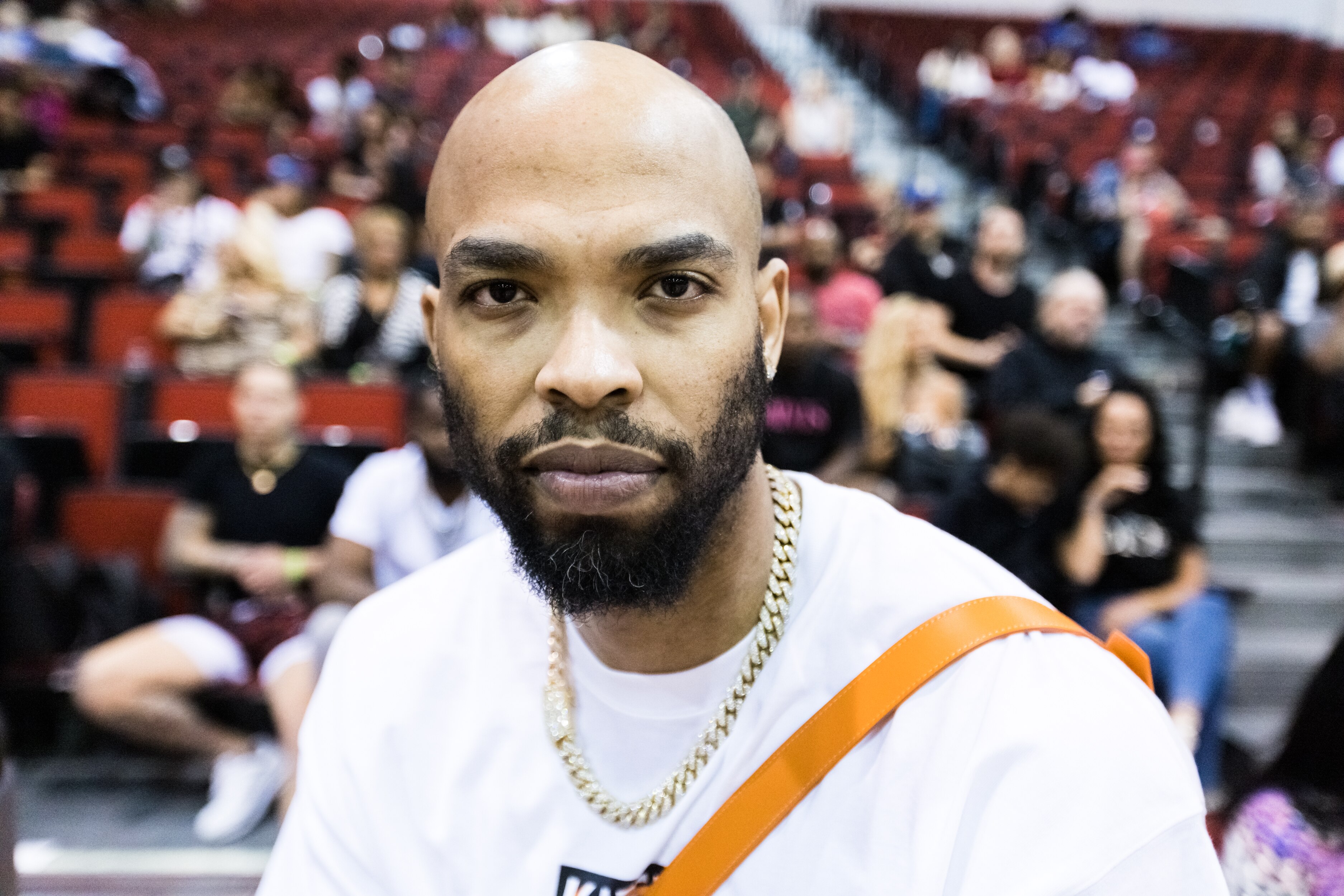 LAS VEGAS, NEVADA - APRIL 30: New York Knicks basketball player Taj Gibson attends the 2022 Parlor Games Celebrity Basketball Classic at the Cox Pavilion on April 30, 2022 in Las Vegas, Nevada. (Photo by Greg Doherty/Getty Images)