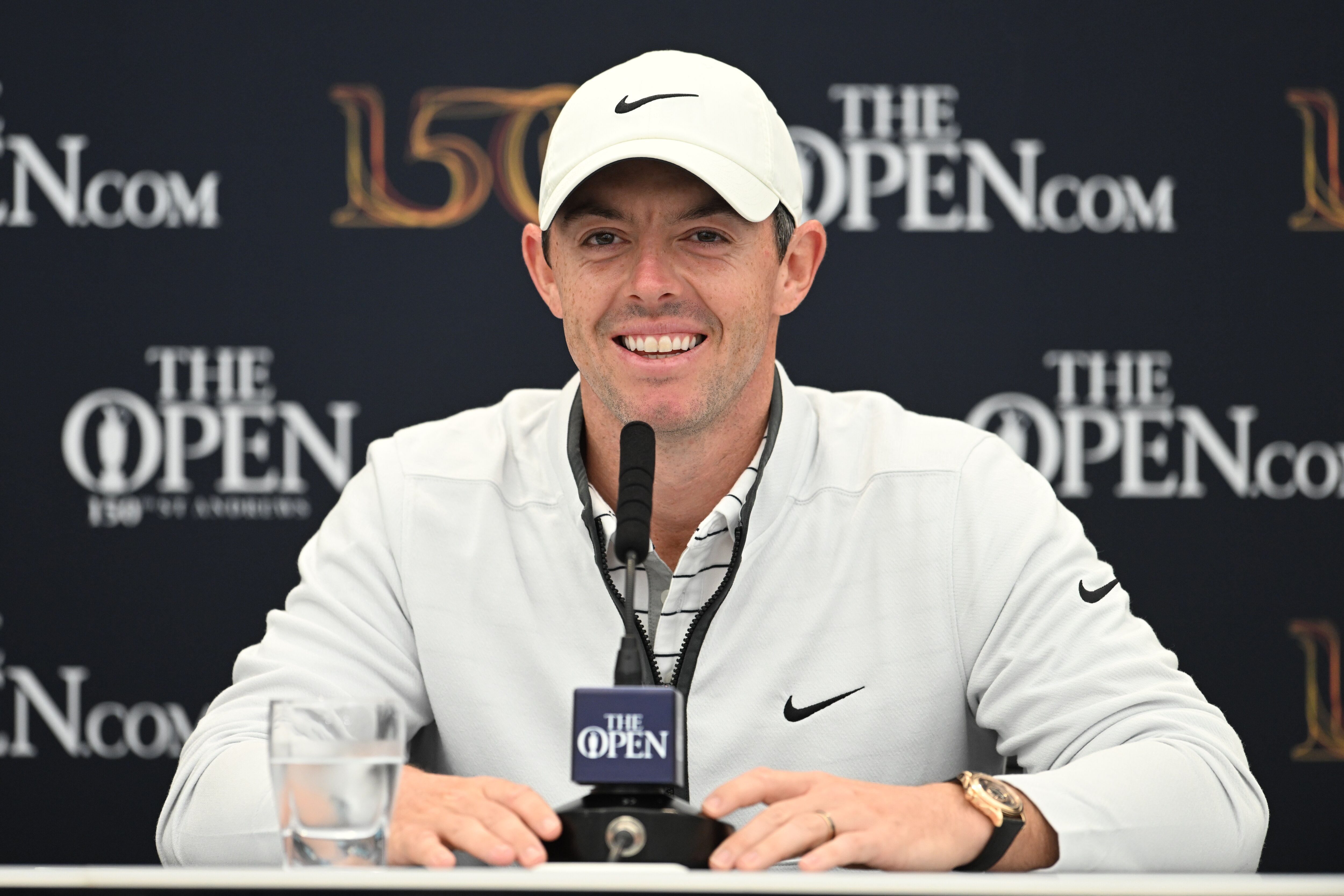 ST ANDREWS, SCOTLAND - JULY 12: Northern Ireland's Rory McIlroy MBE during a practice day ahead of The 150th Open Championship at The Old Course, on July 12, 2022, in St Andrews, Scotland. (Photo by Ross Parker/SNS Group via Getty Images) ST ANDREWS, SCOTLAND - JULY 12: Northern Ireland's Rory McIlroy MBE during a practice day ahead of The 150th Open Championship at The Old Course, on July 12, 2022, in St Andrews, Scotland. (Photo by Ross Parker/SNS Group via Getty Images)