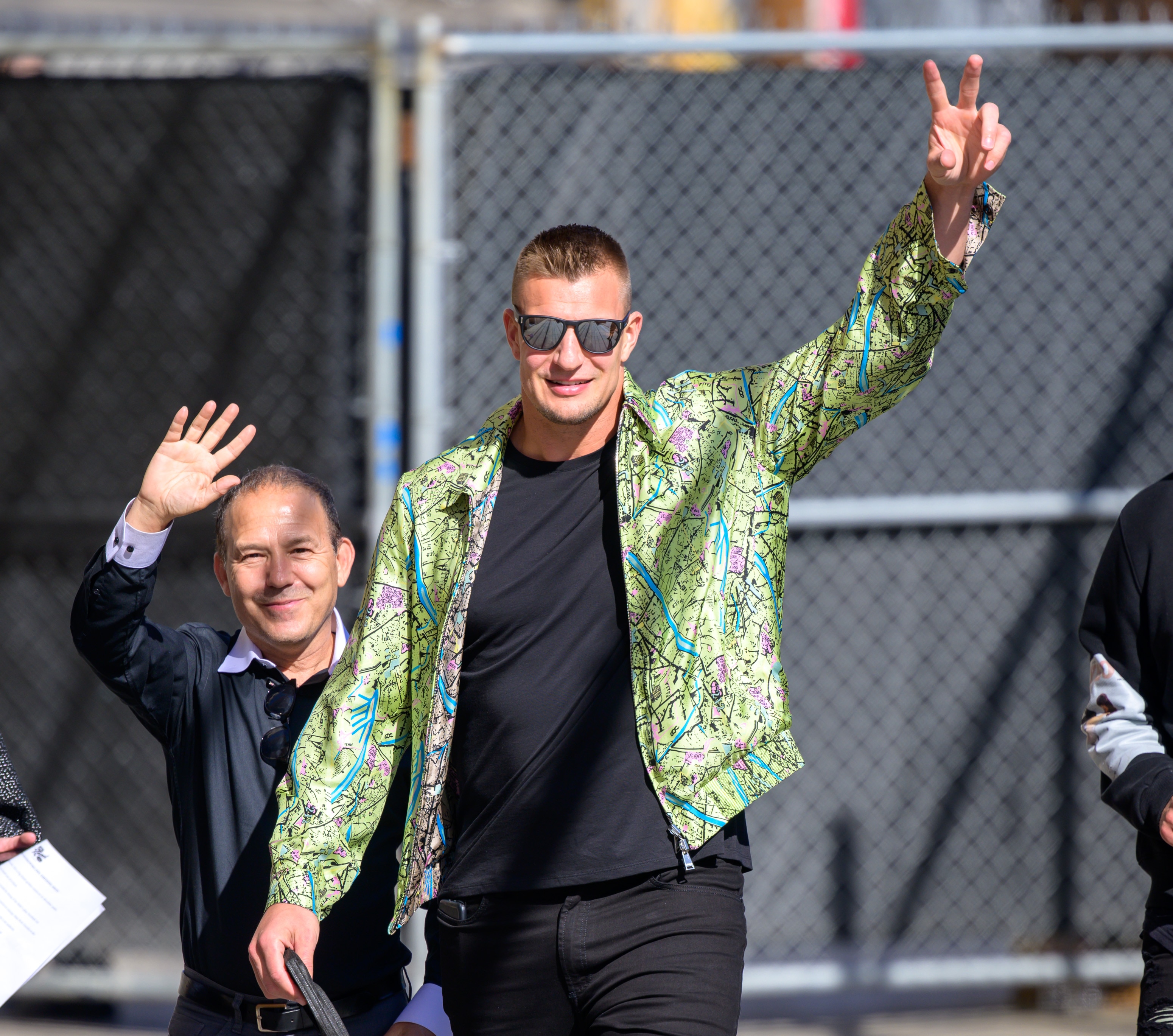 LOS ANGELES, CA - APRIL 06: Rob Gronkowski is seen at "Jimmy Kimmel Live" on April 06, 2022 in Los Angeles, California. (Photo by RB/Bauer-Griffin/GC Images) LOS ANGELES, CA - APRIL 06: Rob Gronkowski is seen at "Jimmy Kimmel Live" on April 06, 2022 in Los Angeles, California. (Photo by RB/Bauer-Griffin/GC Images)