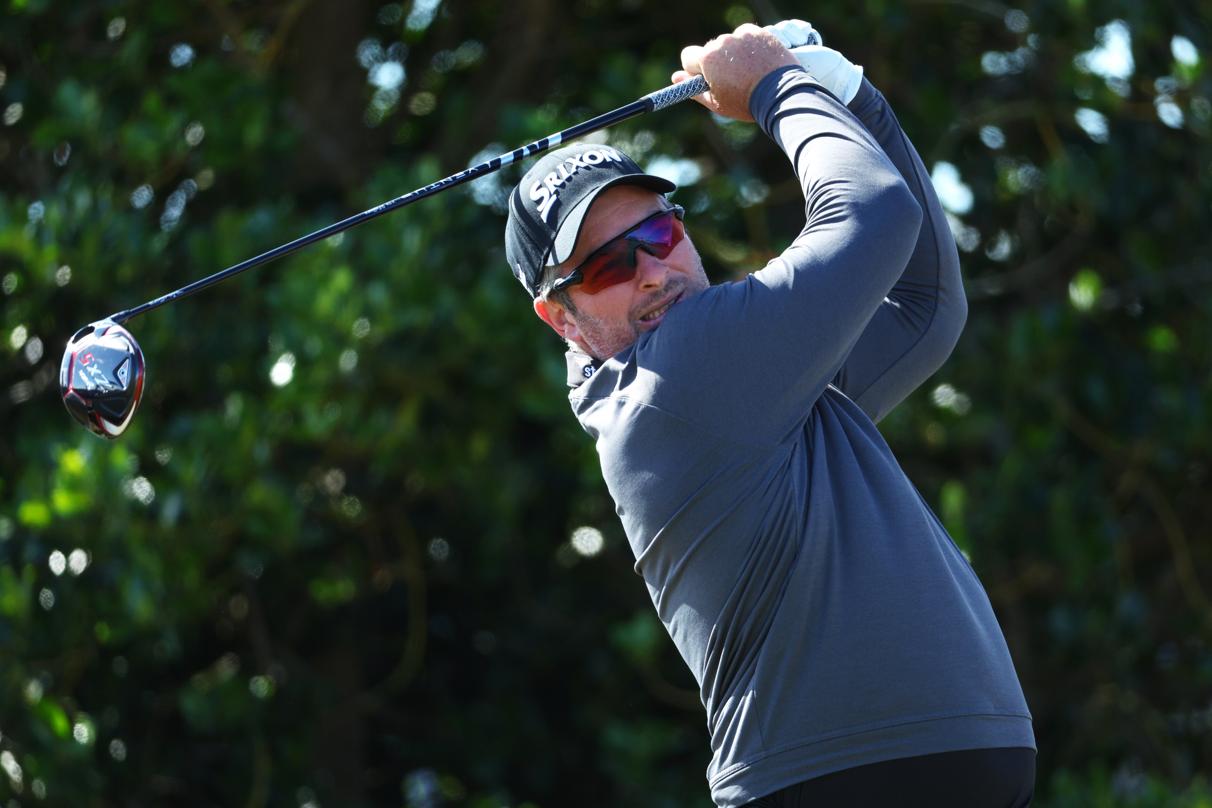 ST ANDREWS, SCOTLAND - JULY 13: Ryan Fox of New Zealand tees off the 3rd during a practice round prior to The 150th Open at St Andrews Old Course on July 13, 2022 in St Andrews, Scotland. (Photo by Andrew Redington/Getty Images)