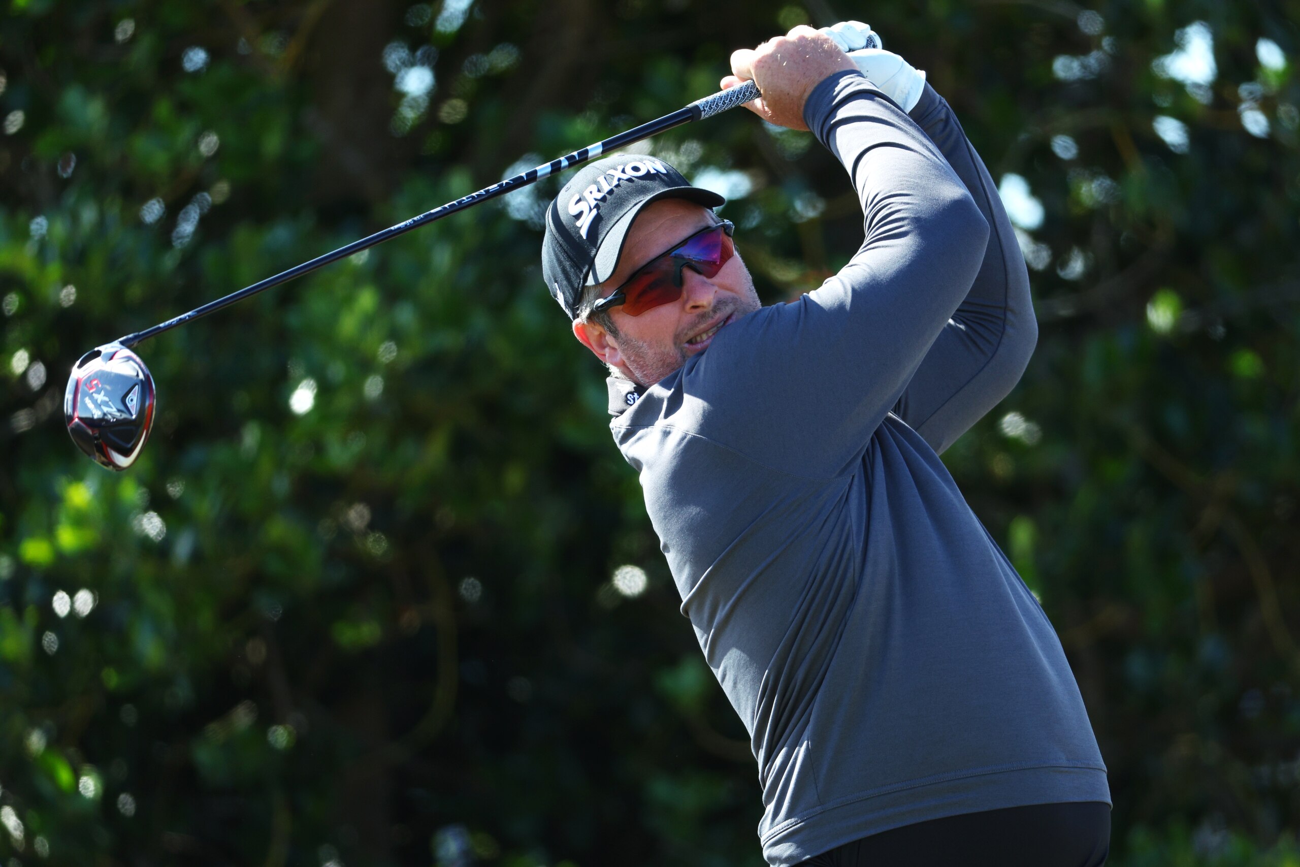 ST ANDREWS, SCOTLAND - JULY 13: Ryan Fox of New Zealand tees off the 3rd during a practice round prior to The 150th Open at St Andrews Old Course on July 13, 2022 in St Andrews, Scotland. (Photo by Andrew Redington/Getty Images)