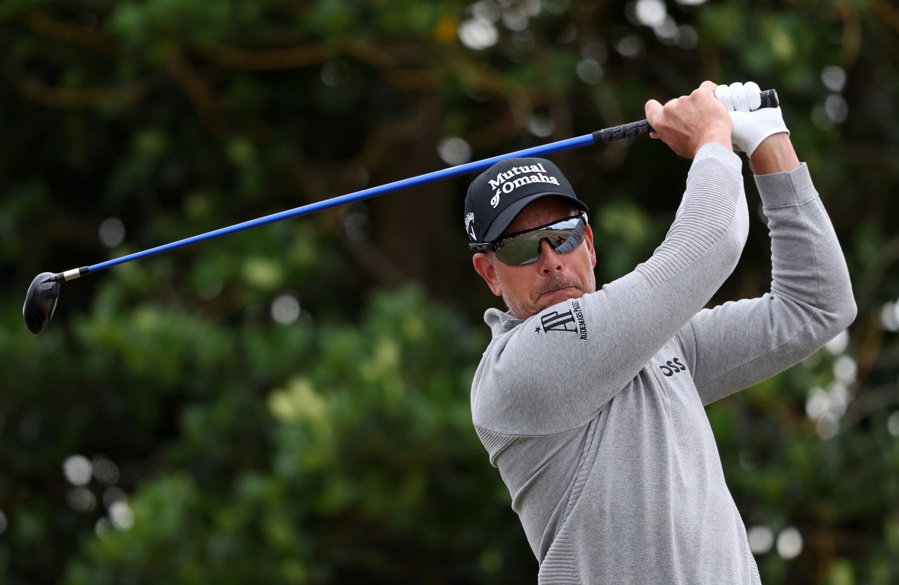 ST ANDREWS, SCOTLAND - JULY 14: Henrik Stenson of Sweden tees off the third hole during Day One of The 150th Open at St Andrews Old Course on July 14, 2022 in St Andrews, Scotland. (Photo by Warren Little/Getty Images)