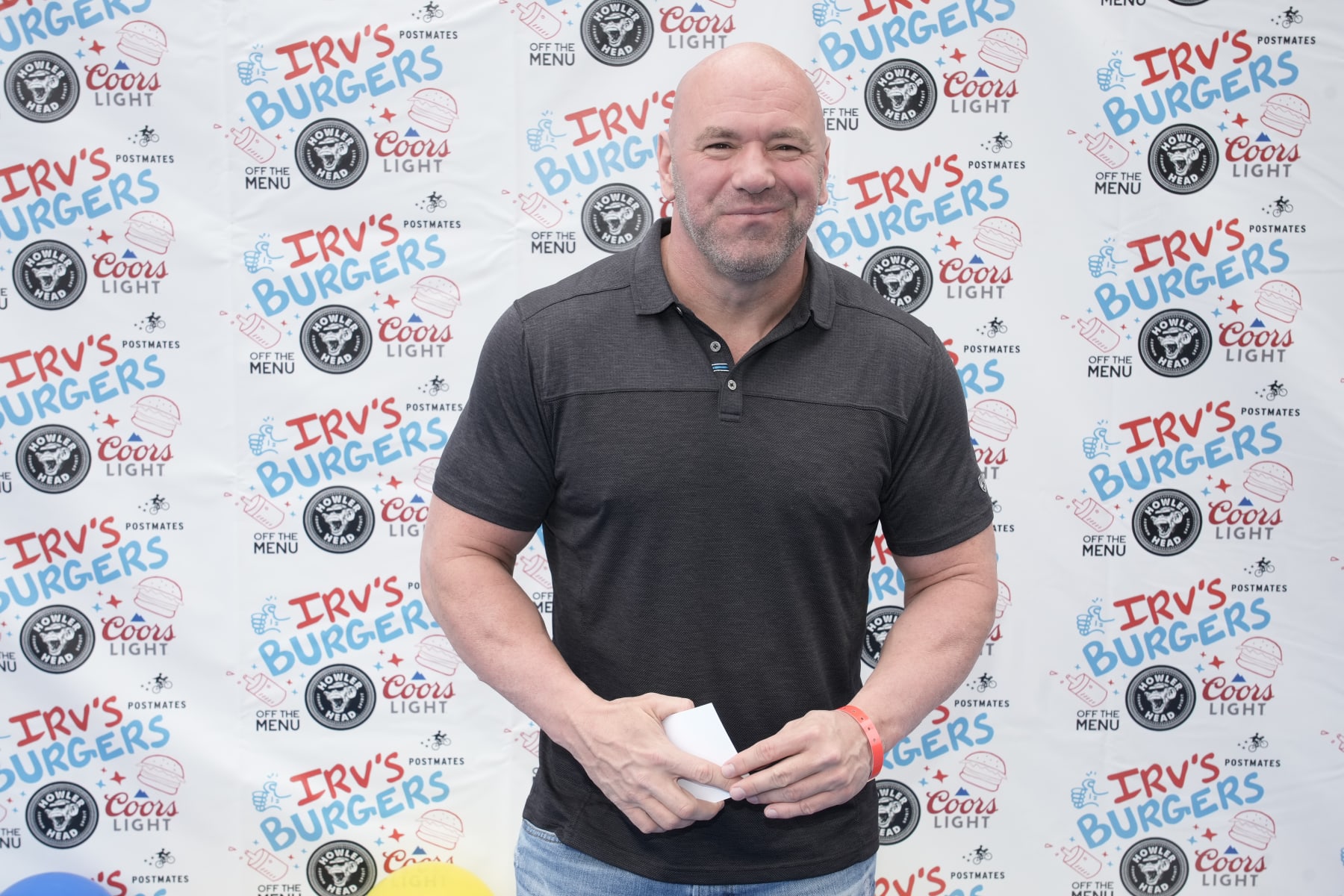 LOS ANGELES, CALIFORNIA - MAY 28: Dana White celebrates National Burger Day at the friends and family preview party for the new Irv's Burgers on May 28, 2022 in Los Angeles, California. (Photo by Jeff Kravitz/FilmMagic)