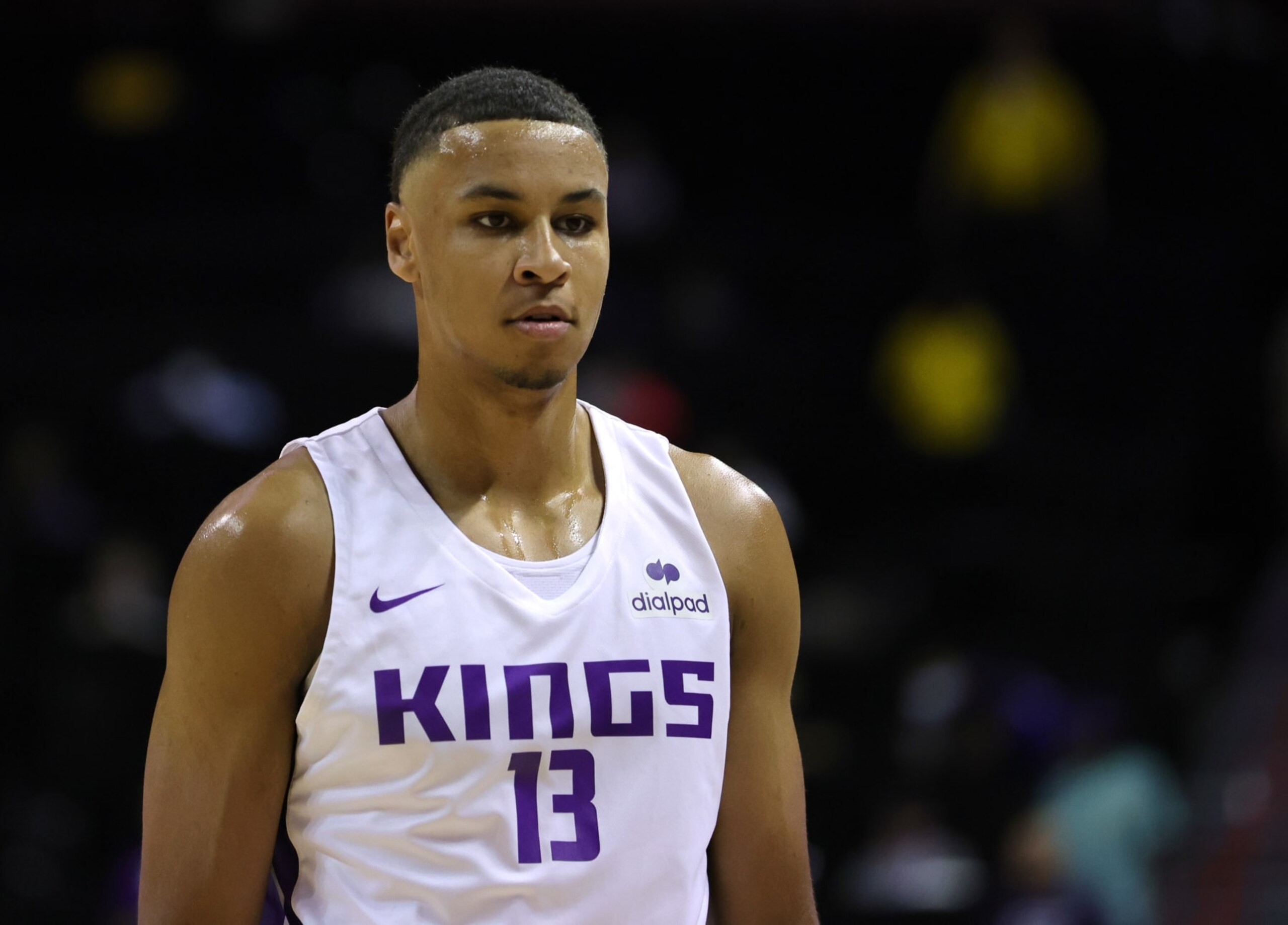 LAS VEGAS, NEVADA - JULY 09: Keegan Murray #13 of the Sacramento Kings walks on the court during a game against the Orlando Magic during the 2022 NBA Summer League at the Thomas & Mack Center on July 09, 2022 in Las Vegas, Nevada. NOTE TO USER: User expressly acknowledges and agrees that, by downloading and or using this photograph, User is consenting to the terms and conditions of the Getty Images License Agreement. (Photo by Ethan Miller/Getty Images) LAS VEGAS, NEVADA - JULY 09: Keegan Murray #13 of the Sacramento Kings walks on the court during a game against the Orlando Magic during the 2022 NBA Summer League at the Thomas & Mack Center on July 09, 2022 in Las Vegas, Nevada. NOTE TO USER: User expressly acknowledges and agrees that, by downloading and or using this photograph, User is consenting to the terms and conditions of the Getty Images License Agreement. (Photo by Ethan Miller/Getty Images)