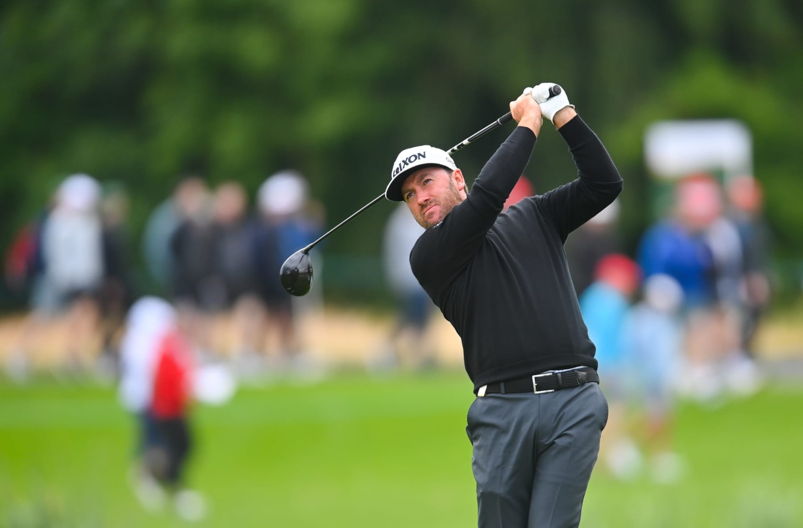 Limerick , Ireland - 4 July 2022; Graeme McDowell of Northern Ireland on the seventh during day one of the JP McManus Pro-Am at Adare Manor Golf Club in Adare, Limerick. (Photo By Ramsey Cardy/Sportsfile via Getty Images)