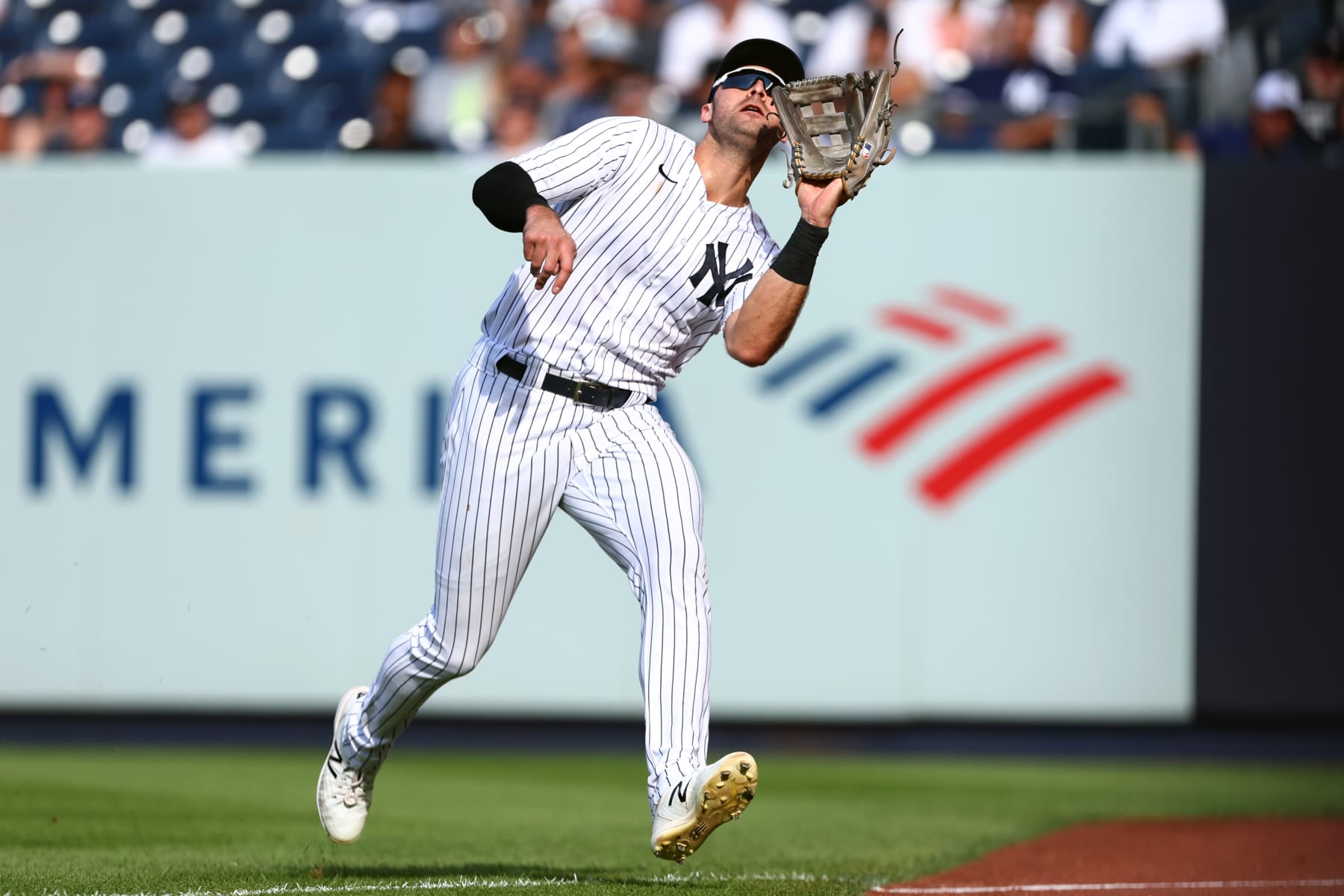 NEW YORK, NY - JULY 30: Joey Gallo #13 of the New York Yankees in action against the Kansas City Royals during a game at Yankee Stadium on July 30, 2022 in New York City. (Photo by Rich Schultz/Getty Images)
