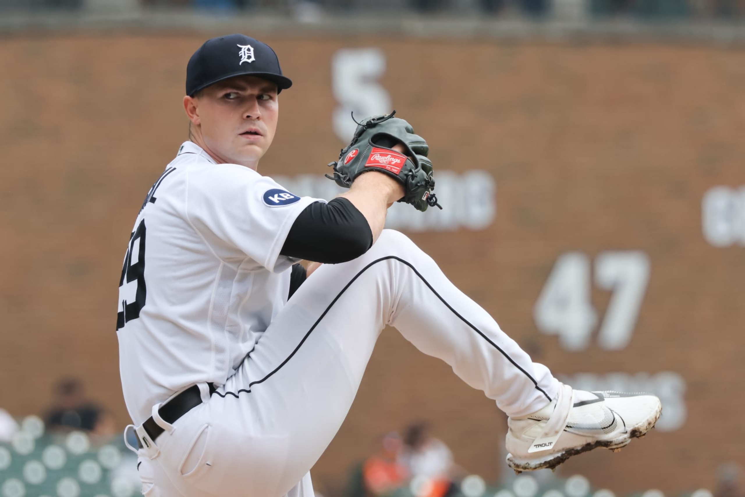 DETROIT, MI - JULY 27: Detroit Tigers starting pitcher Tarik Skubal (29) pitches during a regular season Major League Baseball game between the San Diego Padres and the Detroit Tigers on July 27, 2022 at Comerica Park in Detroit, Michigan. (Photo by Scott W. Grau/Icon Sportswire via Getty Images) DETROIT, MI - JULY 27: Detroit Tigers starting pitcher Tarik Skubal (29) pitches during a regular season Major League Baseball game between the San Diego Padres and the Detroit Tigers on July 27, 2022 at Comerica Park in Detroit, Michigan. (Photo by Scott W. Grau/Icon Sportswire via Getty Images)