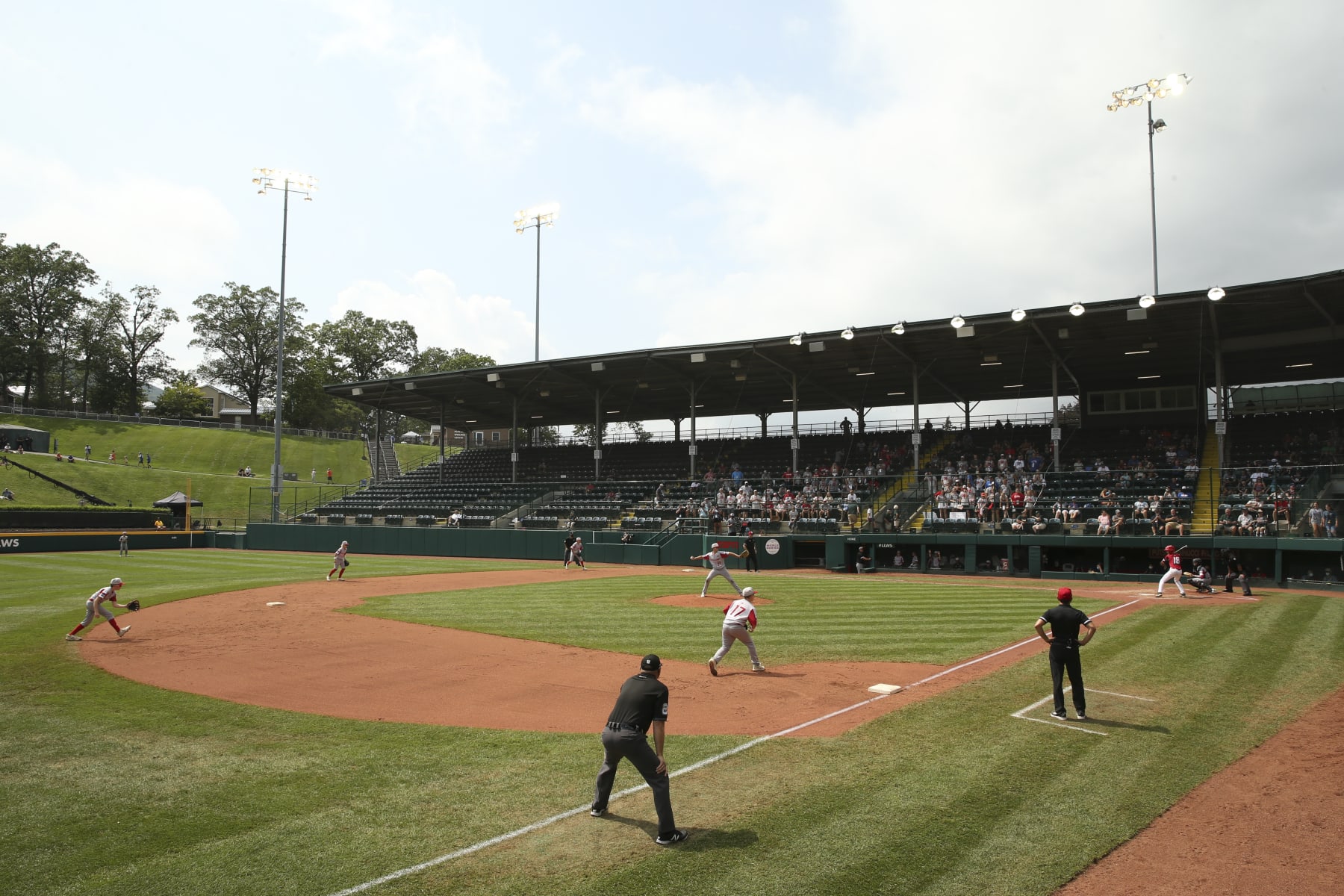 SOUTH WILLIAMSPORT, PA - AUGUST 28:  A general view during the 2021 Little League World Series at Howard J Lamade Stadium on Saturday, August 28, 2021 in South Williamsport, Pennsylvania. (Photo by Hunter Martin/MLB Photos via Getty Images)