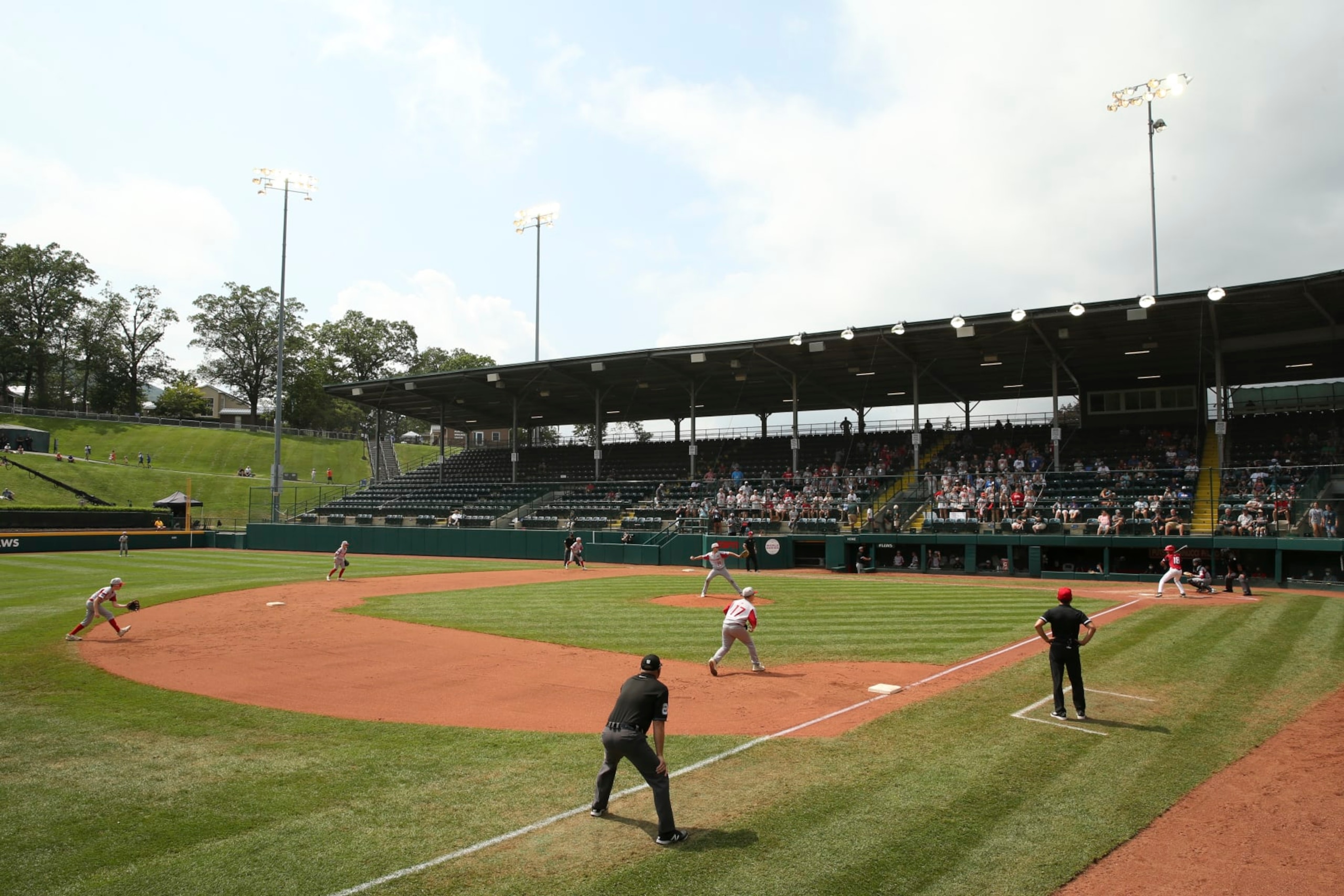 SOUTH WILLIAMSPORT, PA - AUGUST 28:  A general view during the 2021 Little League World Series at Howard J Lamade Stadium on Saturday, August 28, 2021 in South Williamsport, Pennsylvania. (Photo by Hunter Martin/MLB Photos via Getty Images)