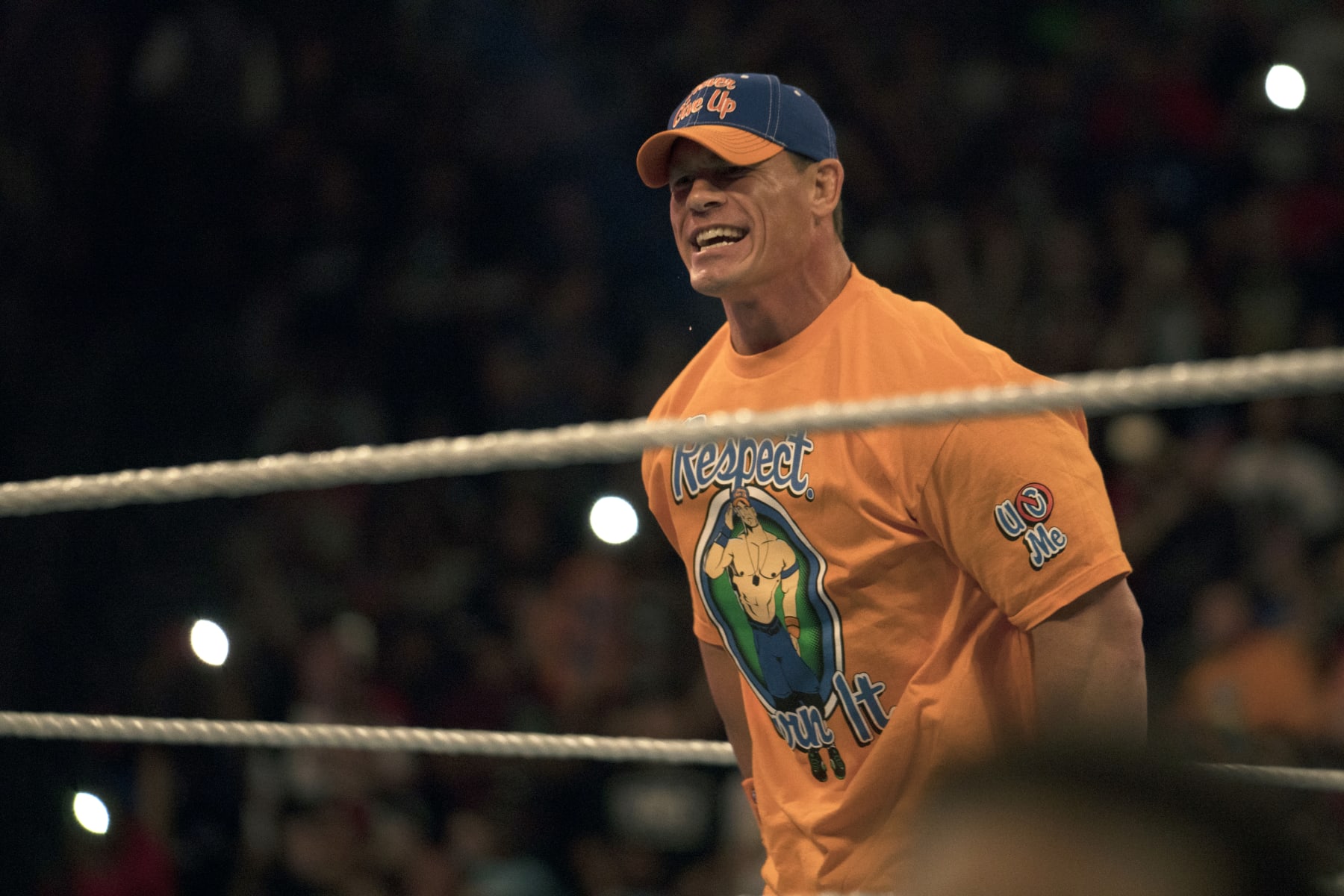 Professional Wrestling: WWE SummerSlam: John Cena during match at Barclays Center. 
Brooklyn, NY 8/20/2017
CREDIT: Chad Matthew Carlson (Photo by Chad Matthew Carlson /Sports Illustrated via Getty Images)
(Set Number: X161332 TK1 )
