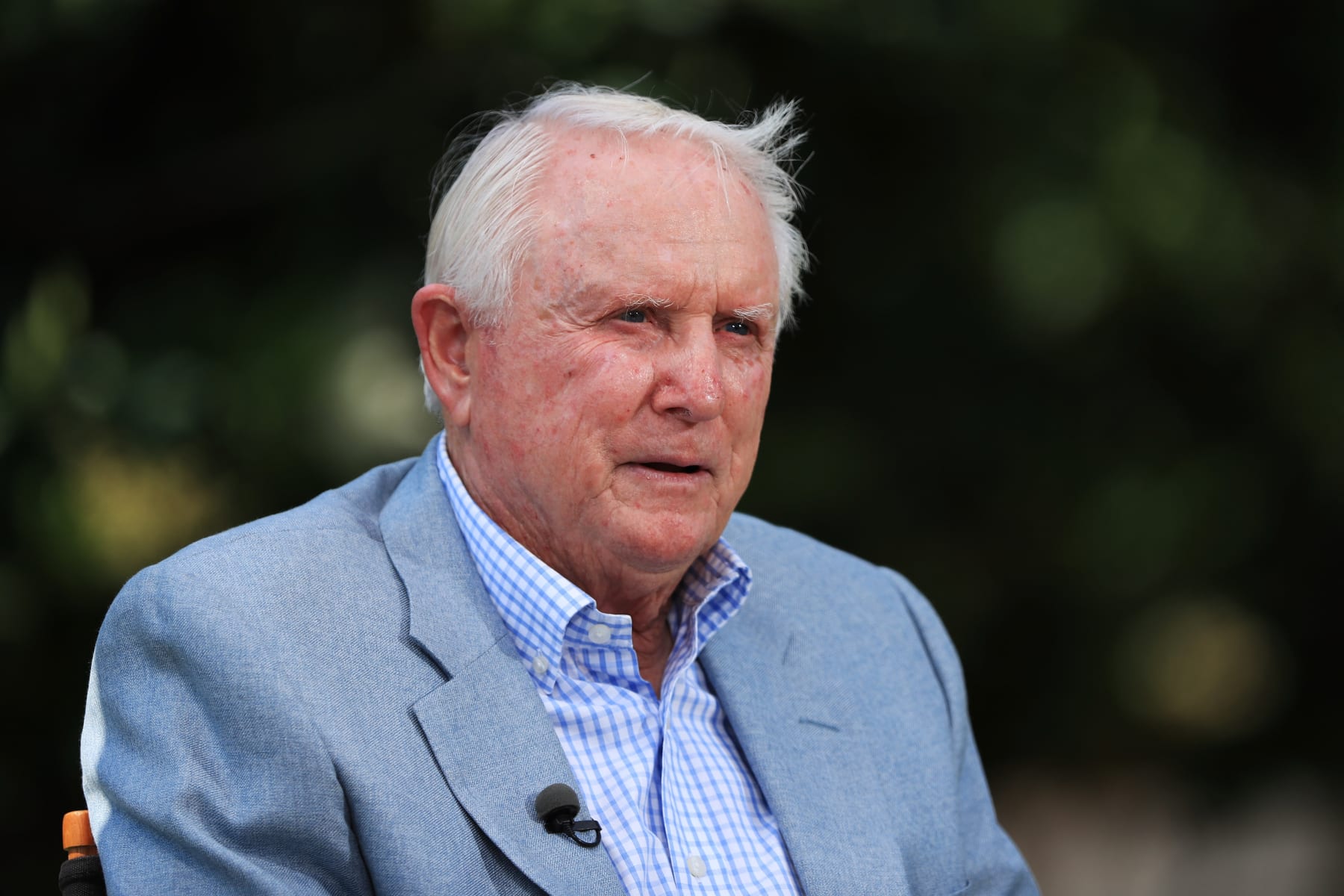 PONTE VEDRA BEACH, FL - MAY 10:  Former PGA Tour commissioner Deane Beman looks on during the first round of THE PLAYERS Championship on the Stadium Course at TPC Sawgrass on May 10, 2018 in Ponte Vedra Beach, Florida.  (Photo by Sam Greenwood/Getty Images)