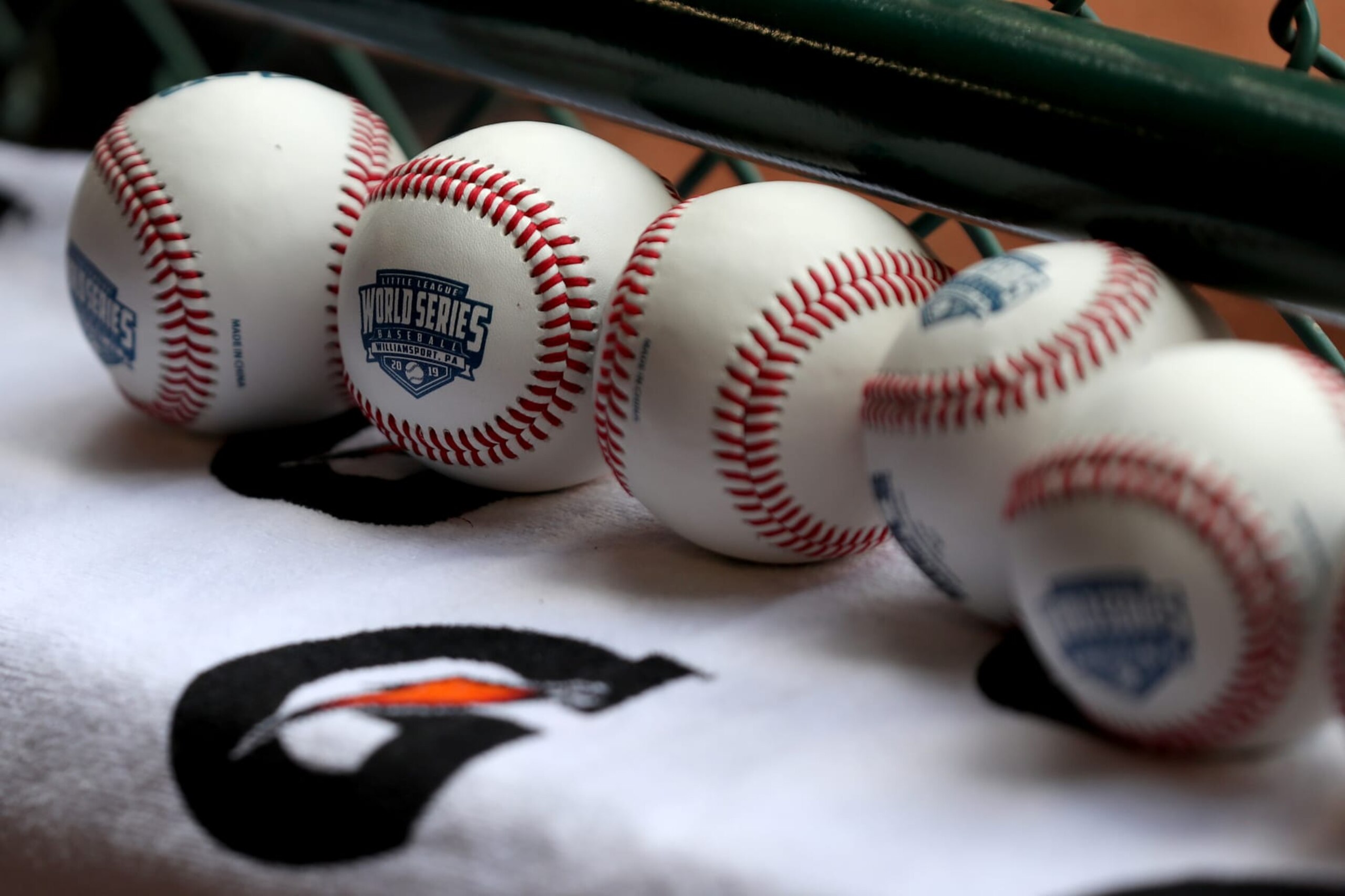 SOUTH WILLIAMSPORT, PENNSYLVANIA - AUGUST 25: Baseballs sit on the ledge during the Championship Game of the Little League World Series between the Southwest Region team from River Ridge Louisiana and the Caribbean Region team from Willemstad, Curacao during the at Lamade Stadium on August 25, 2019 in South Williamsport, Pennsylvania. (Photo by Rob Carr/Getty Images) SOUTH WILLIAMSPORT, PENNSYLVANIA - AUGUST 25: Baseballs sit on the ledge during the Championship Game of the Little League World Series between the Southwest Region team from River Ridge Louisiana and the Caribbean Region team from Willemstad, Curacao during the at Lamade Stadium on August 25, 2019 in South Williamsport, Pennsylvania. (Photo by Rob Carr/Getty Images)