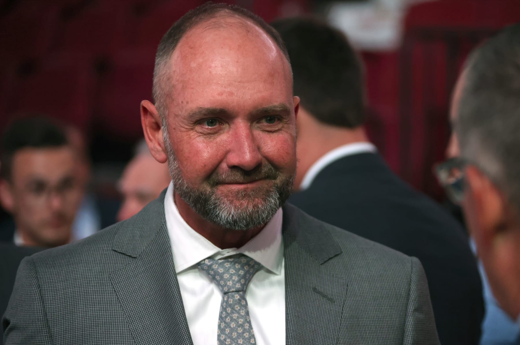 MONTREAL, QUEBEC - JULY 07: Head coach Peter DeBoer of 
of the Dallas Stars looks on prior to the first round of the 2022 Upper Deck NHL Draft at Bell Centre on July 07, 2022 in Montreal, Quebec. (Photo by Dave Sandford/NHLI via Getty Images)