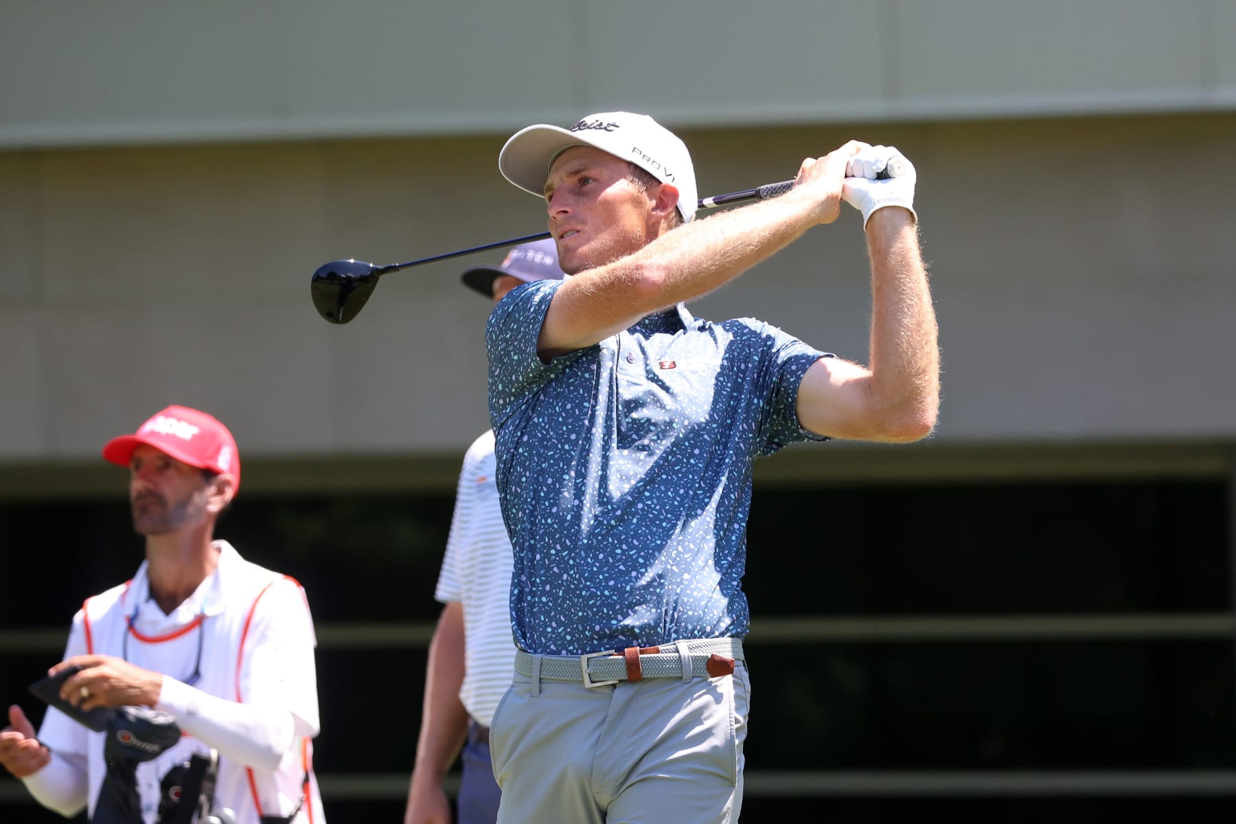 MEMPHIS, TN - AUGUST 14: Will Zalatoris during the final round of the FedEx St. Jude Championship on August 14, 2022 at TPC Southwind in Memphis, Tennessee.  (Photo by Michael Wade/Icon Sportswire via Getty Images)
