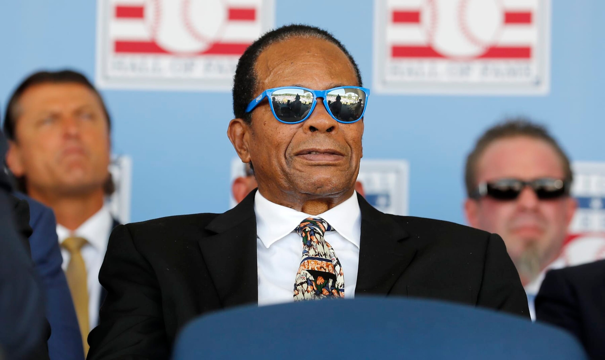 COOPERSTOWN, NEW YORK - JULY 24: Hall of Famer Rod Carew attends the Baseball Hall of Fame induction ceremony at Clark Sports Center on July 24, 2022 in Cooperstown, New York. (Photo by Jim McIsaac/Getty Images) COOPERSTOWN, NEW YORK - JULY 24: Hall of Famer Rod Carew attends the Baseball Hall of Fame induction ceremony at Clark Sports Center on July 24, 2022 in Cooperstown, New York. (Photo by Jim McIsaac/Getty Images)
