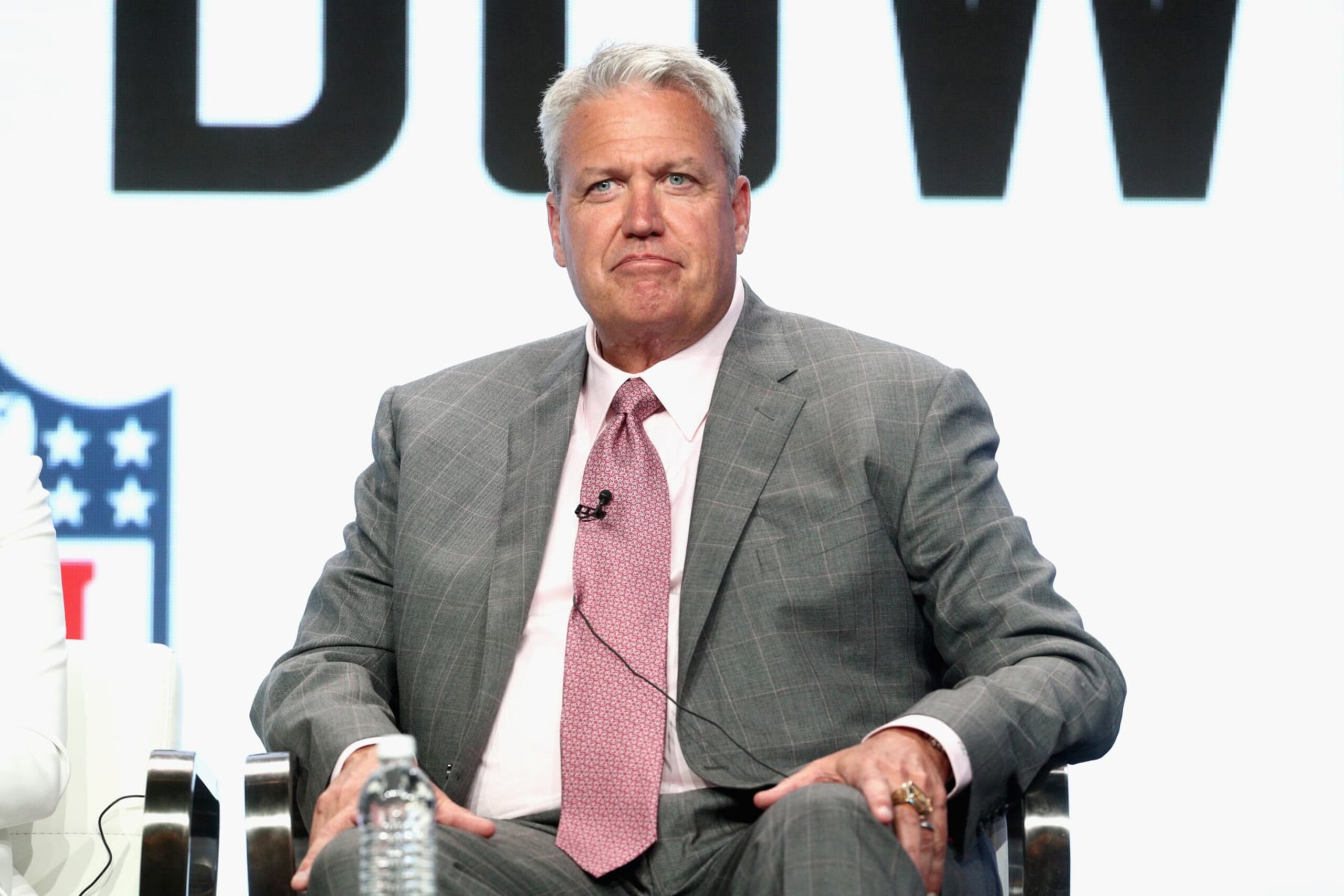 BEVERLY HILLS, CA - JULY 26: Former NFL coach & ESPN analyst Rex Ryan of 'ESPN's Sunday's NFL Countdown' speaks onstage during the ESPN portion of the 2017 Summer Television Critics Association Press Tour at The Beverly Hilton Hotel on July 26, 2017 in Beverly Hills, California. (Photo by Frederick M. Brown/Getty Images) BEVERLY HILLS, CA - JULY 26: Former NFL coach & ESPN analyst Rex Ryan of 'ESPN's Sunday's NFL Countdown' speaks onstage during the ESPN portion of the 2017 Summer Television Critics Association Press Tour at The Beverly Hilton Hotel on July 26, 2017 in Beverly Hills, California. (Photo by Frederick M. Brown/Getty Images)