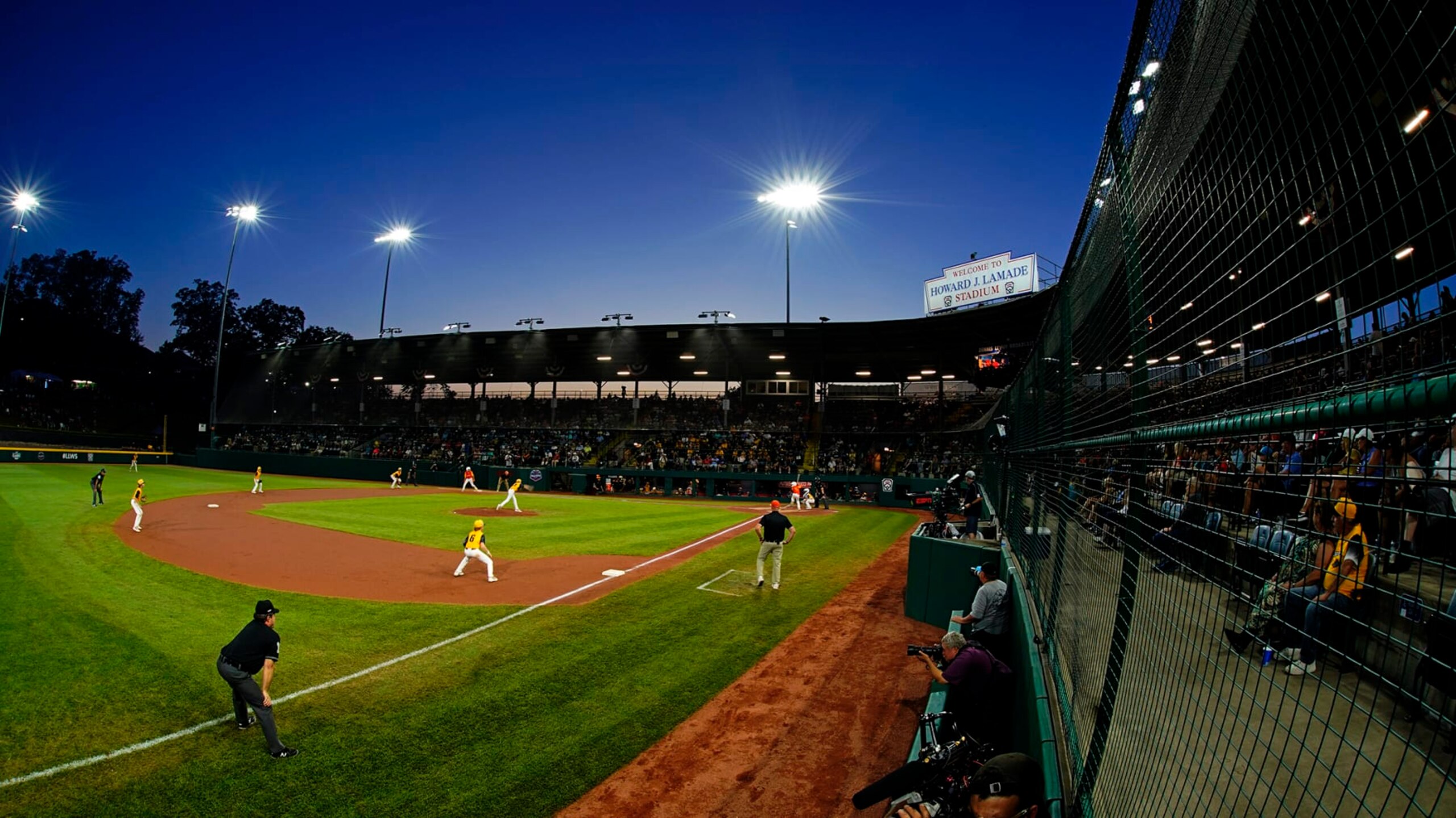 Nolensville, Tenn.'s Drew Chadwick delivers during the fifth inning of a baseball game against Pearland, Texas, at the Little League World Series in South Williamsport, Pa., Thursday, Aug. 25, 2022. (AP Photo/Gene J. Puskar)