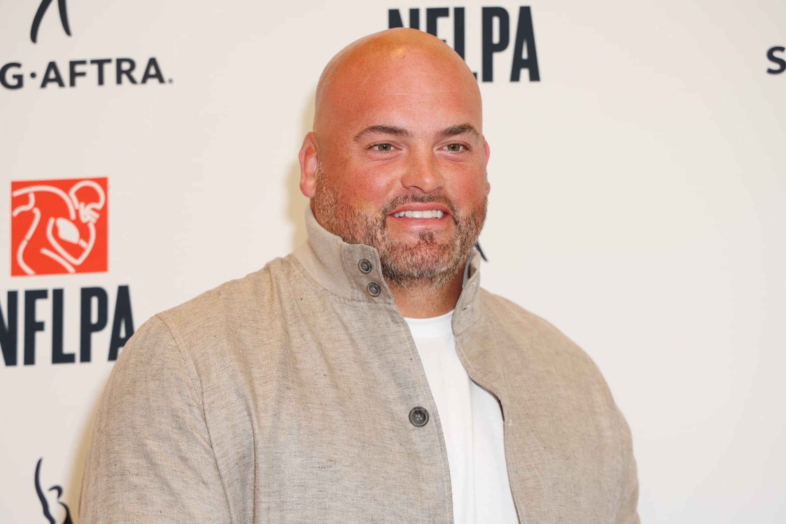 BEVERLY HILLS, CALIFORNIA - JULY 17: Andrew Whitworth attends Launch of Actors & Athletes: Unions for Democracy at Jean-Georges Beverly Hills on July 17, 2022 in Beverly Hills, California. (Photo by Leon Bennett/Getty Images)