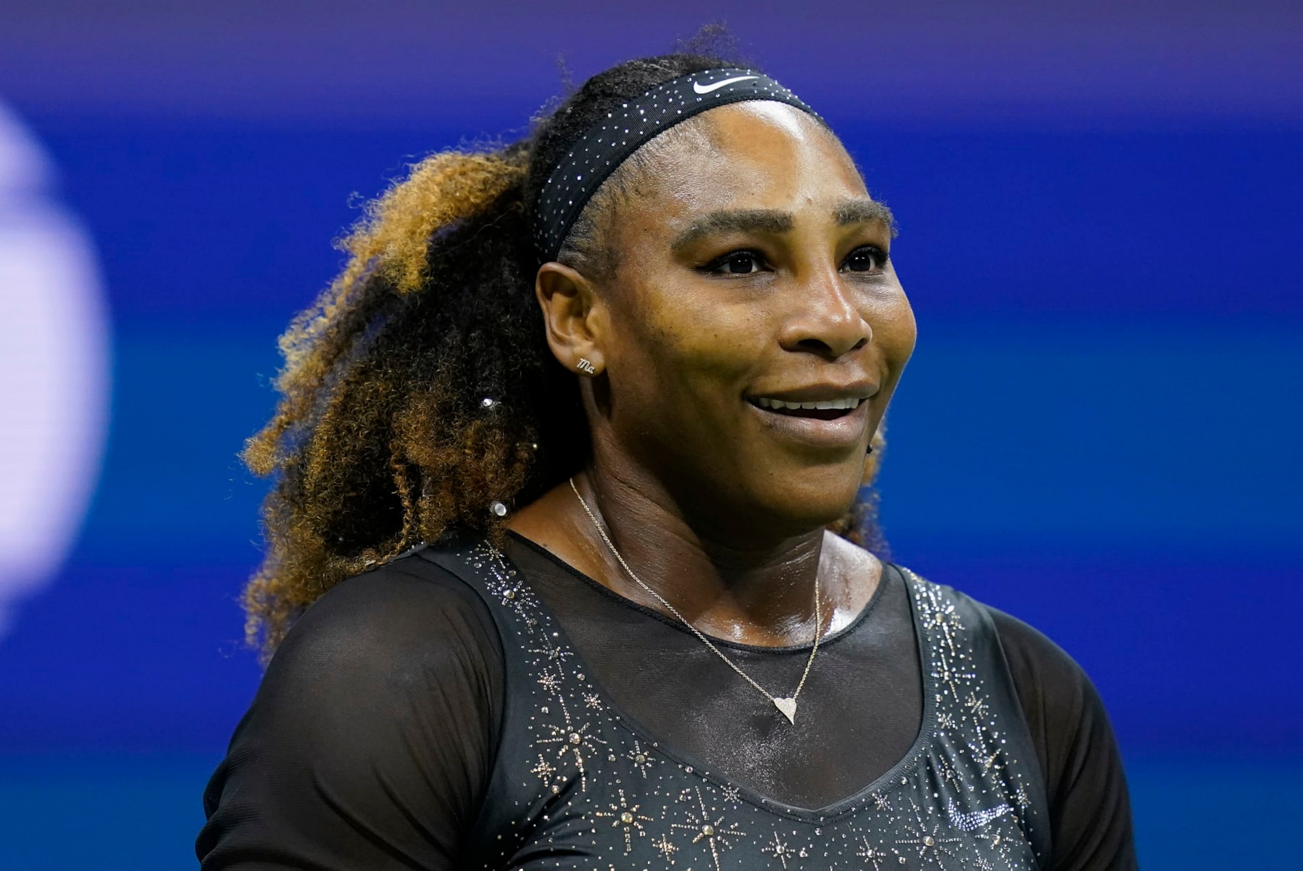 Serena Williams, of the United States, reacts in the third set against Anett Kontaveit, of Estonia, during the second round of the U.S. Open tennis championships, Wednesday, Aug. 31, 2022, in New York. (AP Photo/Seth Wenig) Serena Williams, of the United States, reacts in the third set against Anett Kontaveit, of Estonia, during the second round of the U.S. Open tennis championships, Wednesday, Aug. 31, 2022, in New York. (AP Photo/Seth Wenig)