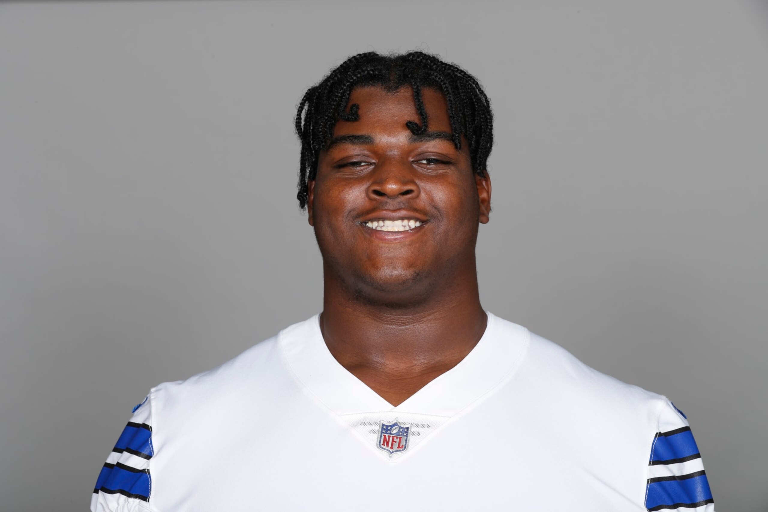 This is a 2022 photo of Tyler Smith of the Dallas Cowboys NFL football team. This image reflects the Dallas Cowboys active roster as of May 12, 2022 when this image was taken. (AP Photo)