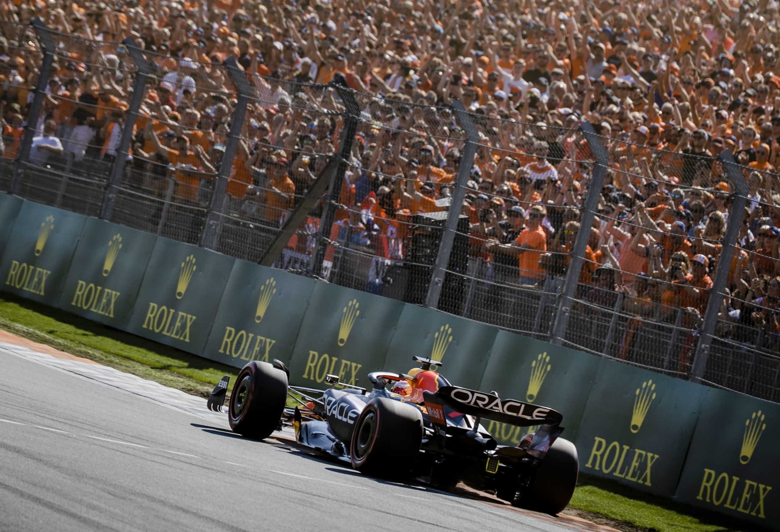 ZANDVOORT - Max Verstappen (Oracle Red Bull Racing) during qualifying ahead of the F1 Grand Prix of the Netherlands at Circuit Zandvoort on September 3, 2022 in Zandvoort, Netherlands. ANP SEM VAN DER WAL (Photo by ANP via Getty Images)