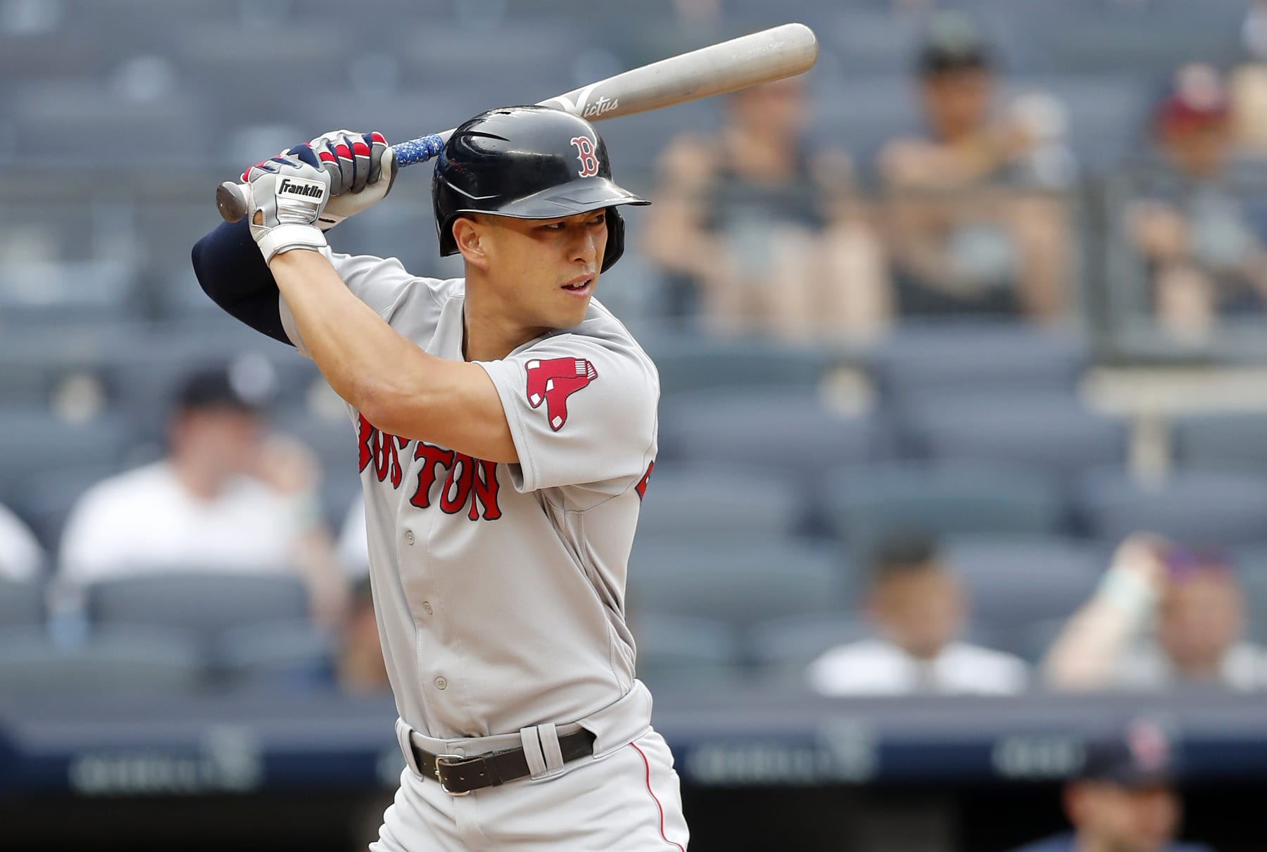 NEW YORK, NEW YORK - JULY 17: (NEW YIRK DAILIES OUT)  Rob Refsnyder #30 of the Boston Red Sox in action against the New York Yankees at Yankee Stadium on July 17, 2022 in New York City. (Photo by Jim McIsaac/Getty Images)
