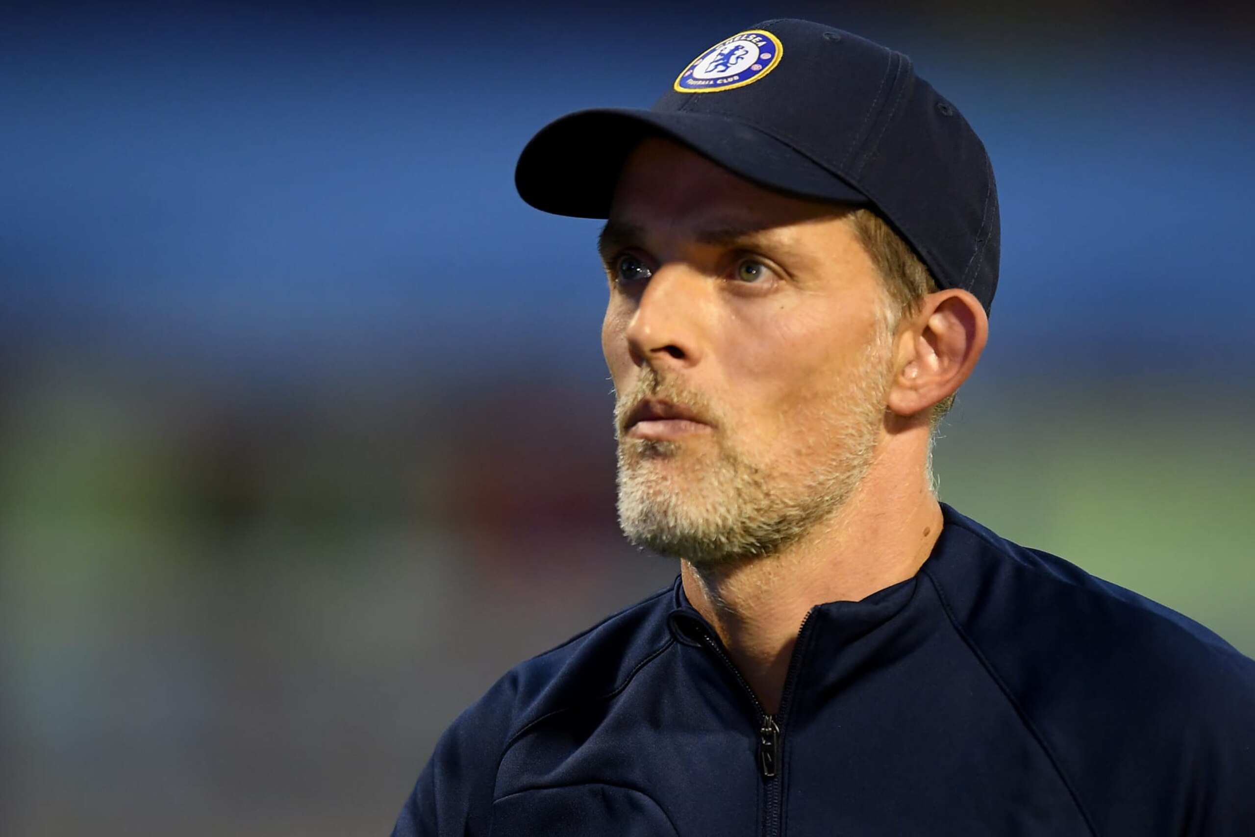 ZAGREB, CROATIA - SEPTEMBER 06: Thomas Tuchel, Manager of Chelsea looks on during the UEFA Champions League group E match between Dinamo Zagreb and Chelsea FC at Stadion Maksimir on September 06, 2022 in Zagreb, Croatia. (Photo by Jurij Kodrun/Getty Images)
