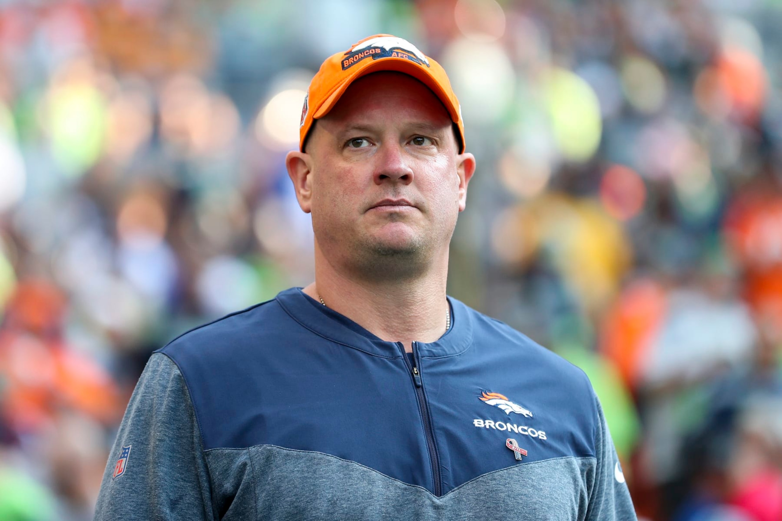 SEATTLE, WASHINGTON - SEPTEMBER 12: Head coach Nathaniel Hackett of the Denver Broncos looks on against the Seattle Seahawks at Lumen Field on September 12, 2022 in Seattle, Washington. (Photo by Steph Chambers/Getty Images) SEATTLE, WASHINGTON - SEPTEMBER 12: Head coach Nathaniel Hackett of the Denver Broncos looks on against the Seattle Seahawks at Lumen Field on September 12, 2022 in Seattle, Washington. (Photo by Steph Chambers/Getty Images)