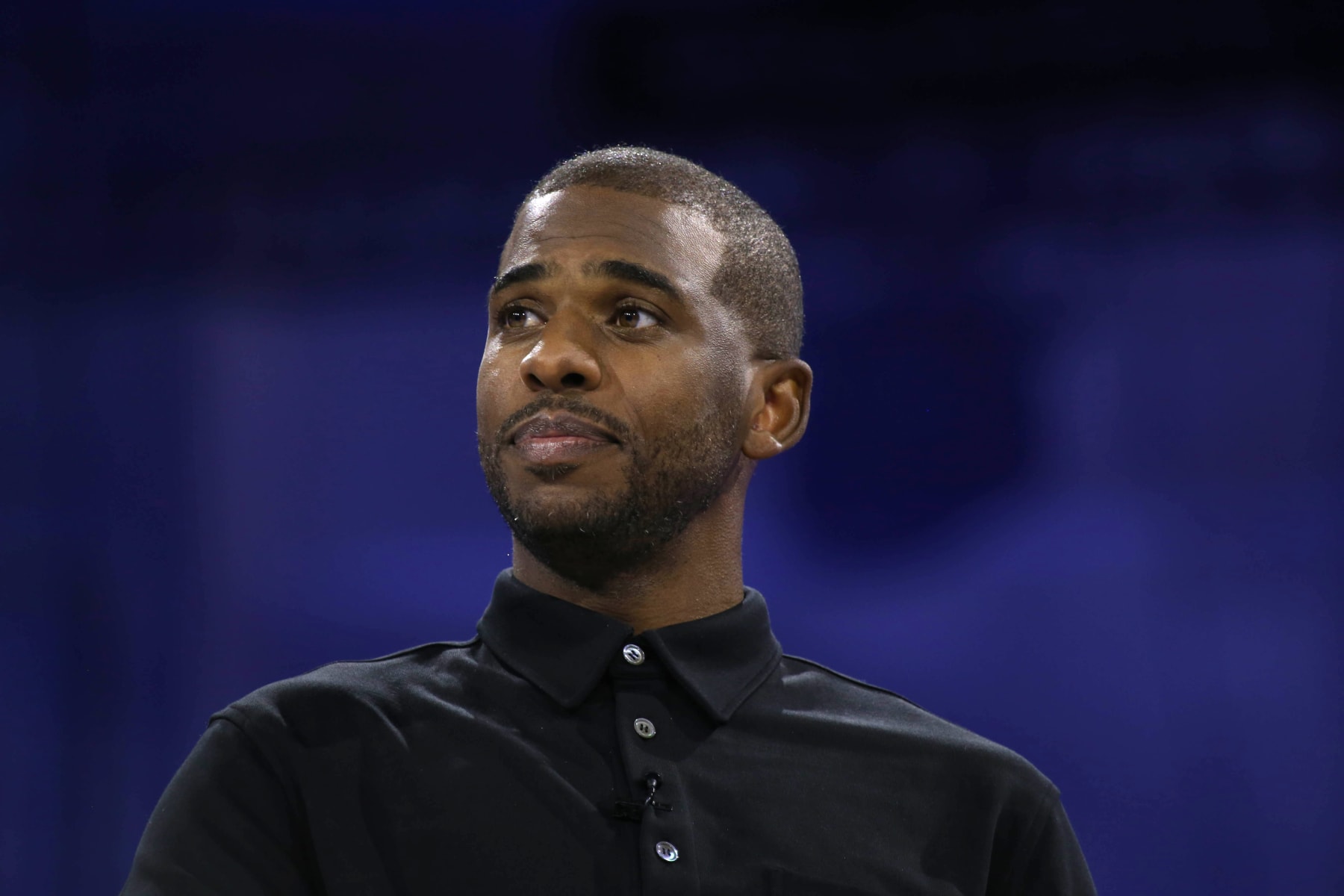 NATIONAL HARBOR, MD - JULY 19: Chris Paul participates in panel during the 2022 Goldman Sachs 10,000 Small Businesses Summit at Gaylord National Resort & Convention Center on July 19, 2022 in National Harbor, Maryland. (Photo by Brian Stukes/Getty Images)